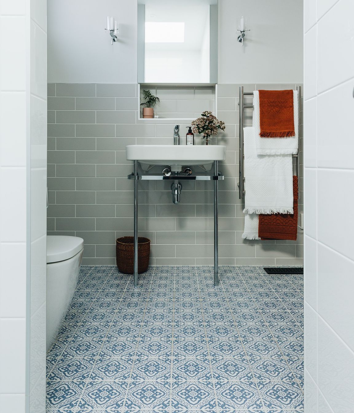 Eastbourne Blue Bathroom