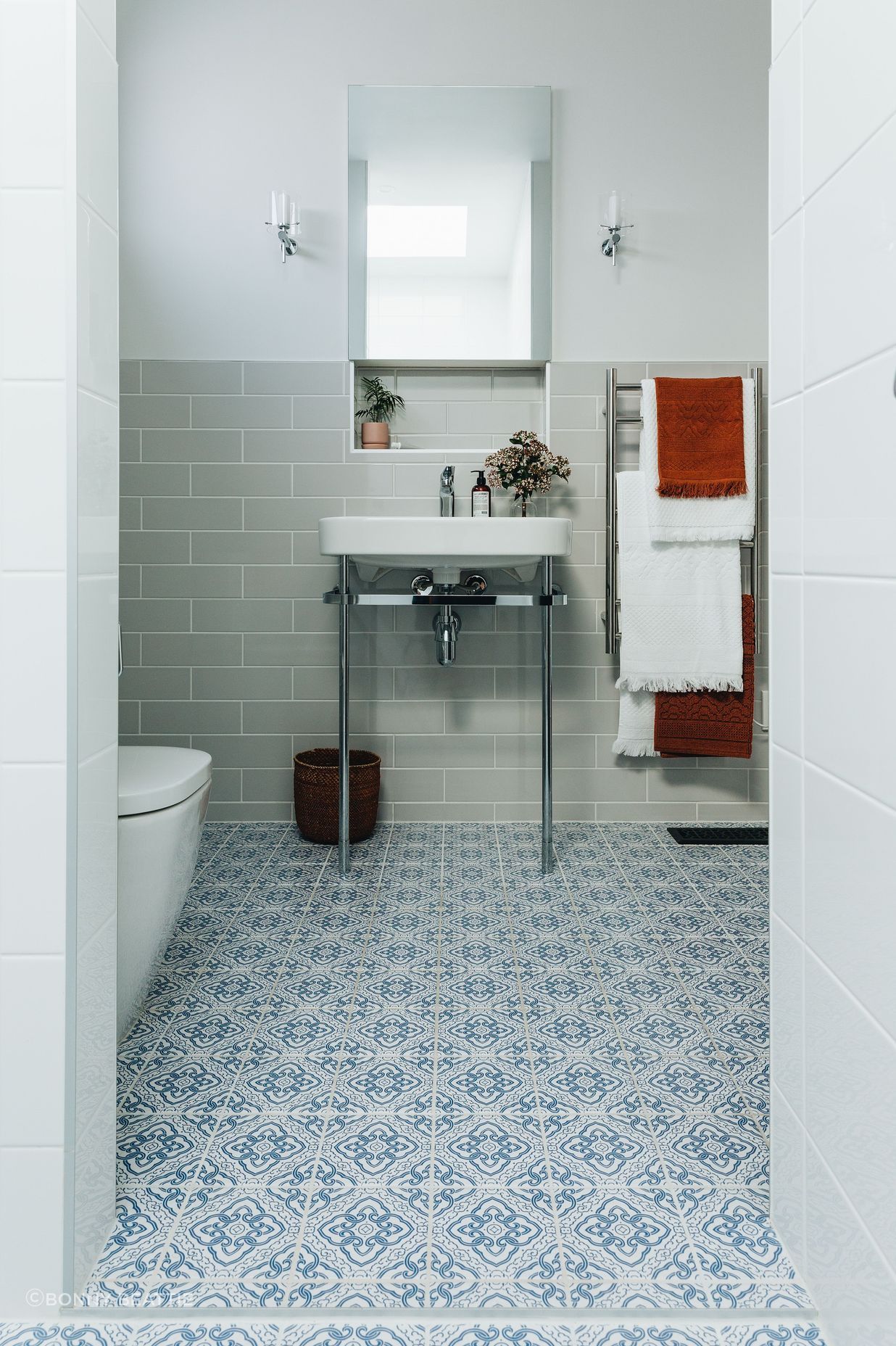 Eastbourne Blue Bathroom