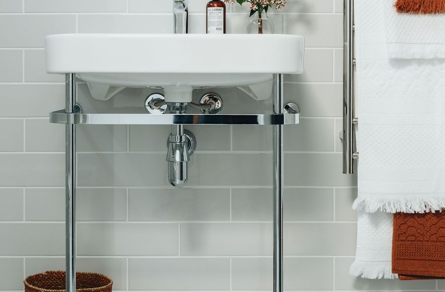 Eastbourne Blue Bathroom