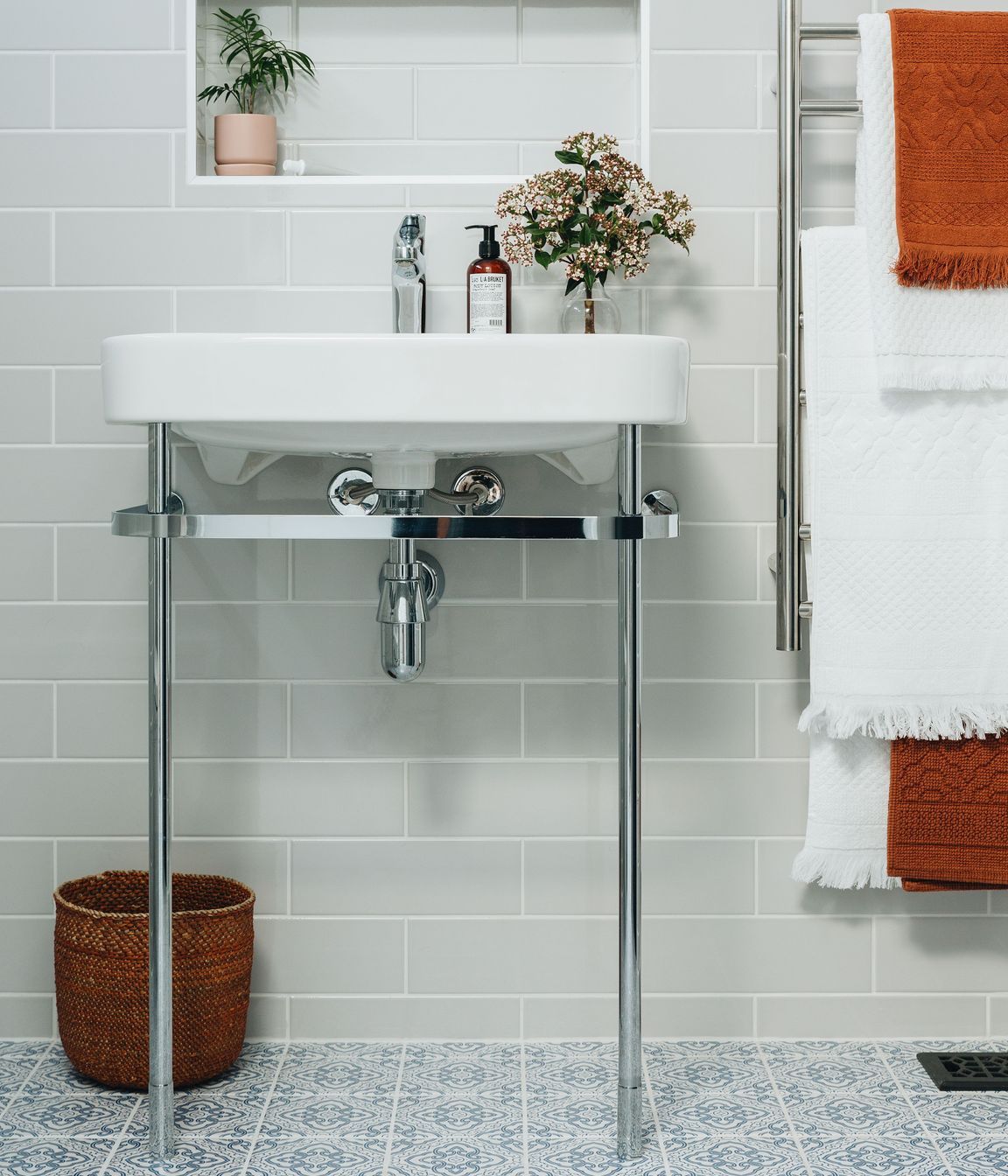 Eastbourne Blue Bathroom