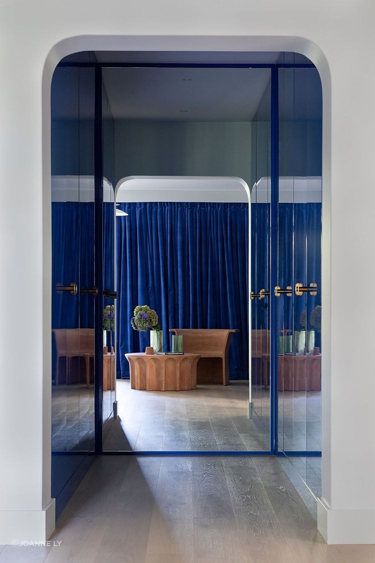 New Volumes Echo Low table, Cove chair and Harvest
