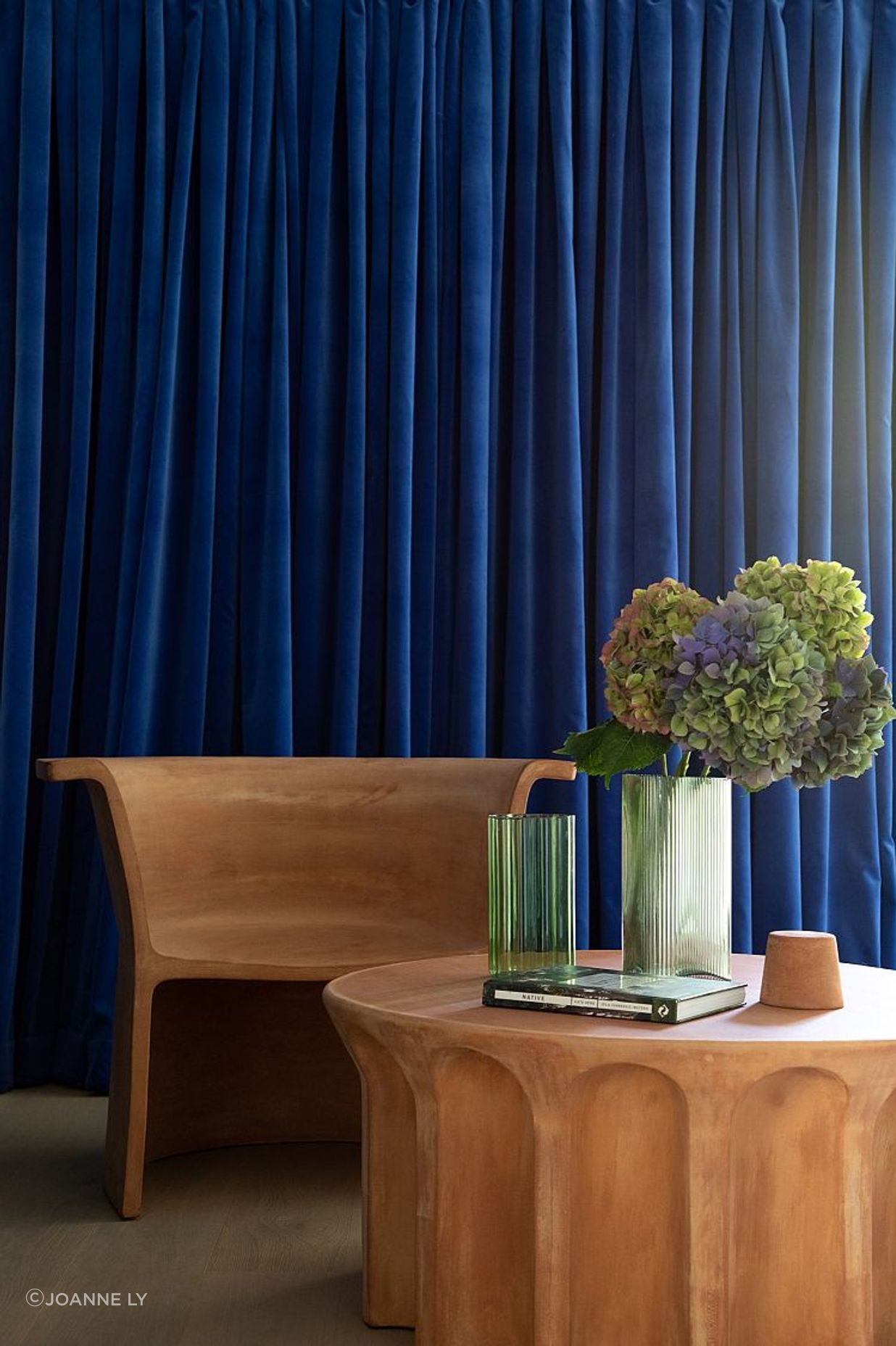 New Volumes Cove chair and Echo Low table at Apartment in Double Bay by Architect George.