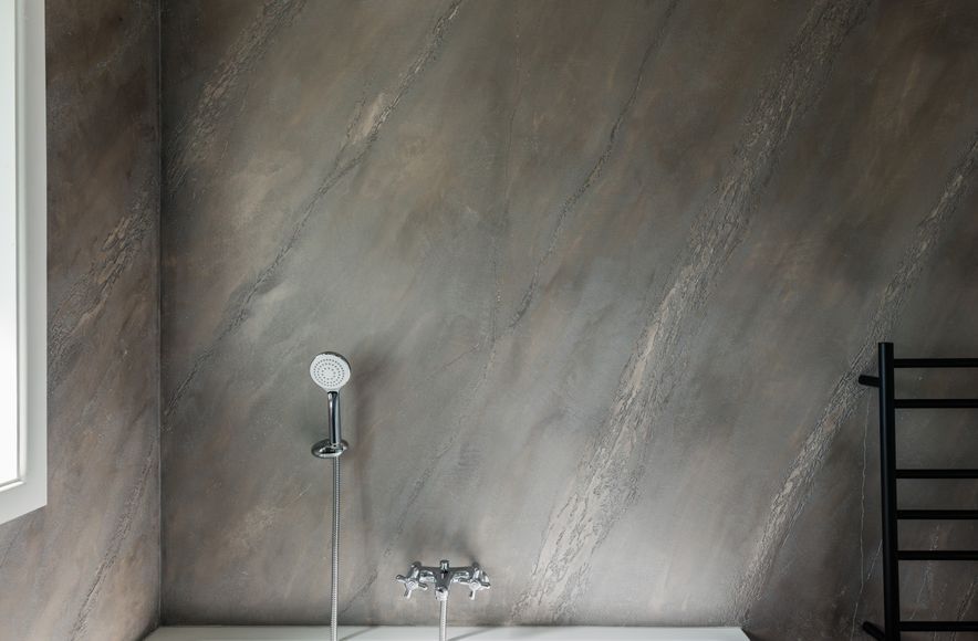 Split Stone Serenity - A Captivating Bathroom Transformation