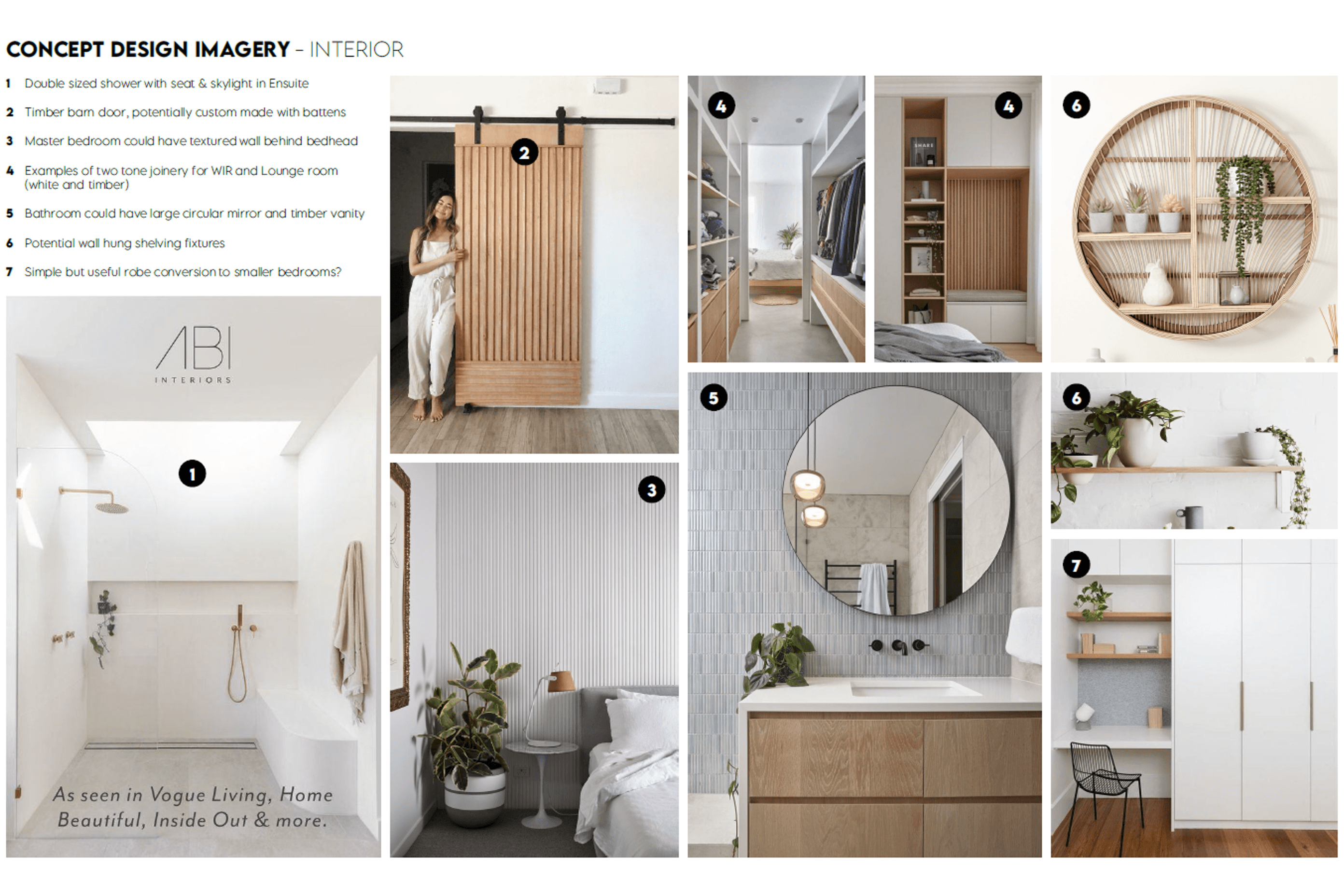 The Design Imagery photos themselves are not the work of BYO Floor Plan, unless otherwise noted. The photos are selected for the indicative representation of the ideas listed.