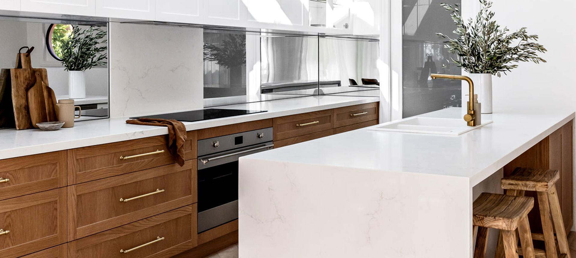 The Spanish Mission Coogee Home x Touch Handles - Kitchen banner