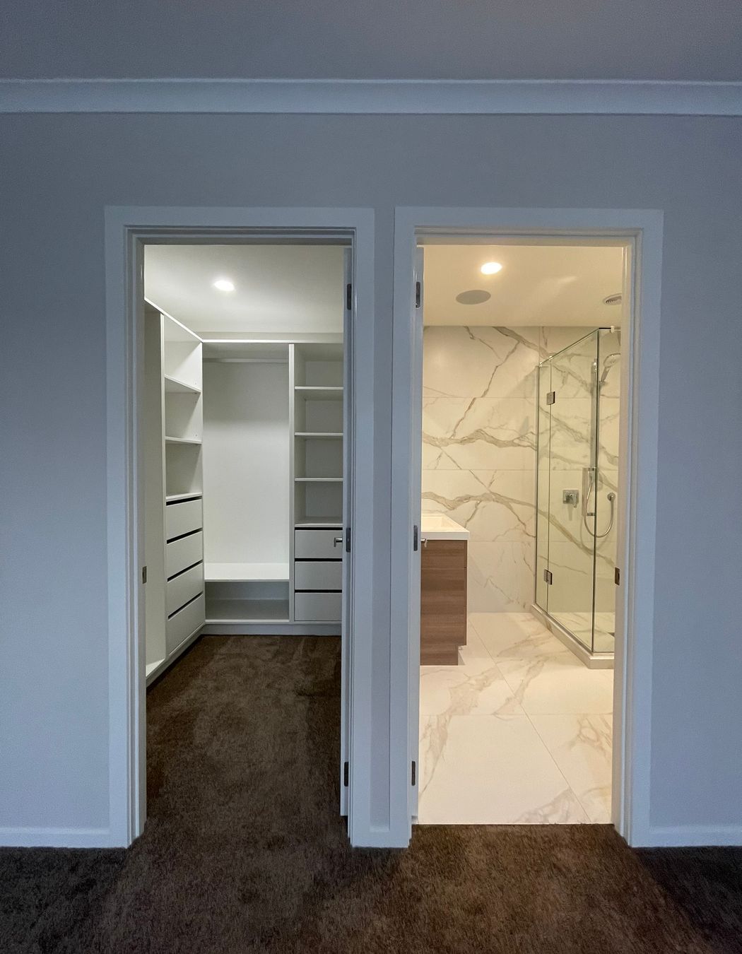 Ensuite and Walk-in Wardrobe in Master Bedroom