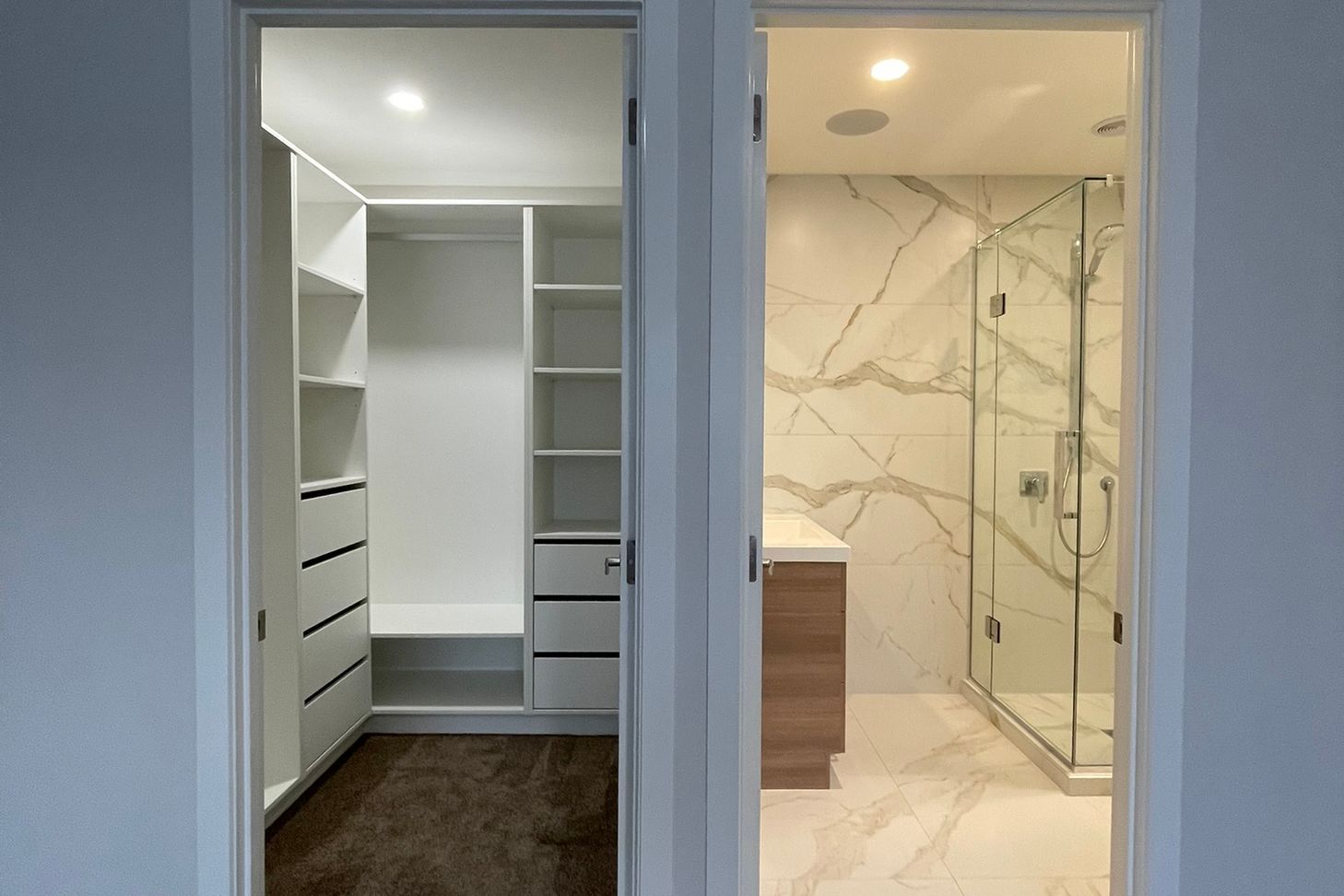 Ensuite and Walk-in Wardrobe in Master Bedroom