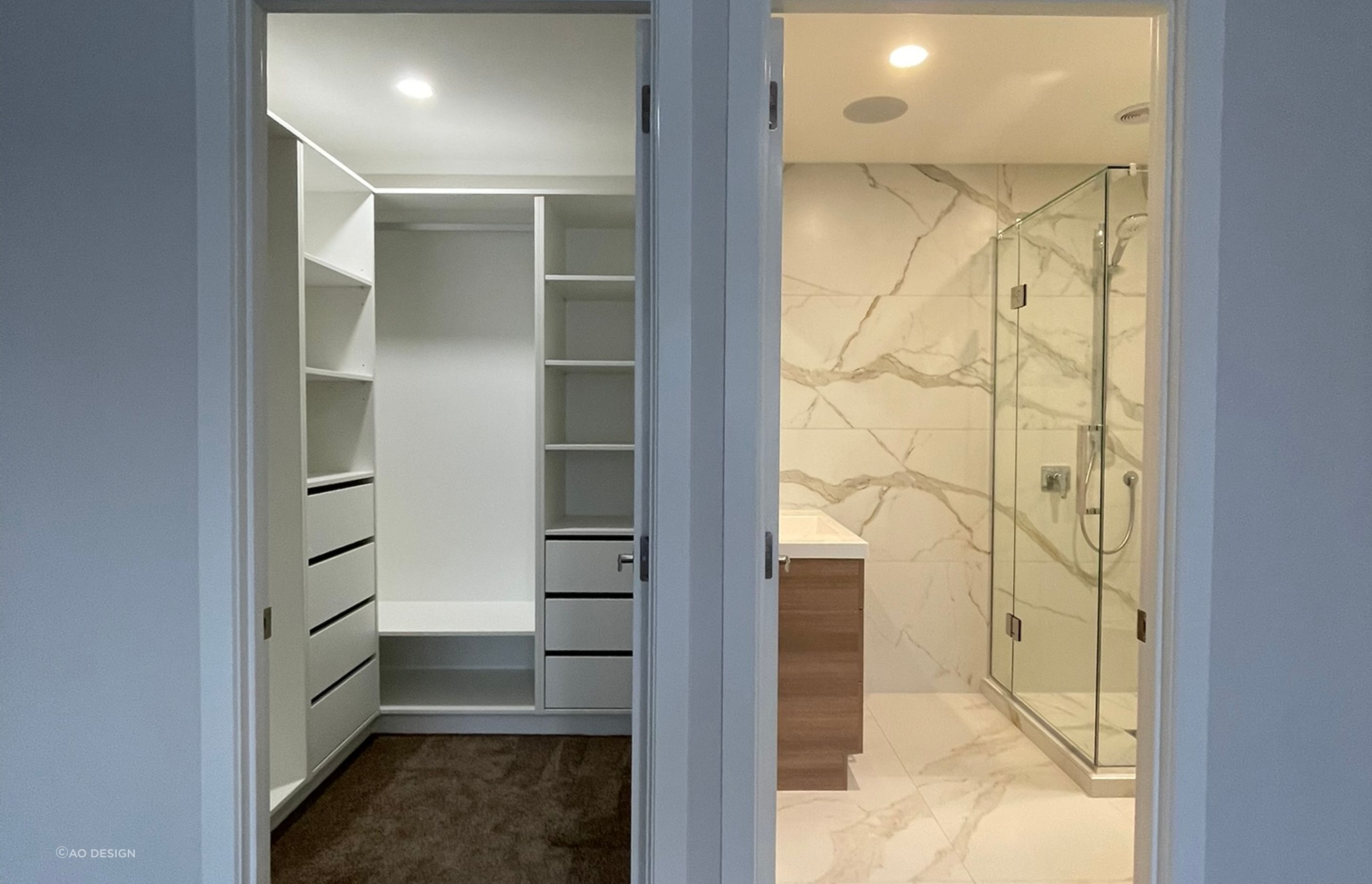 Ensuite and Walk-in Wardrobe in Master Bedroom