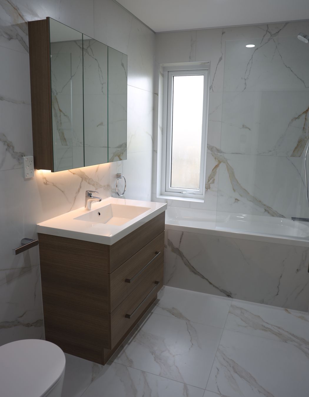 Brand new modern bathroom