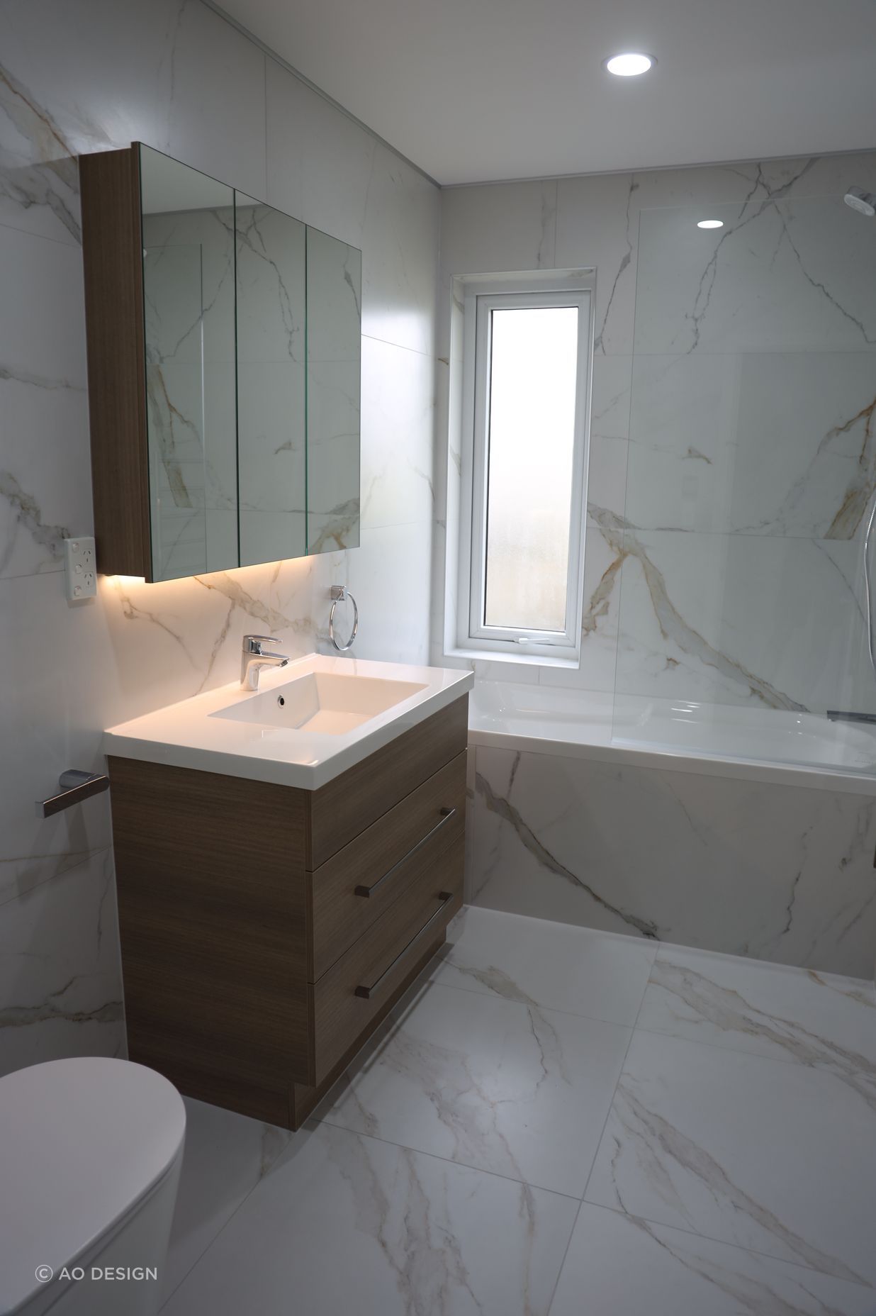 Brand new modern bathroom