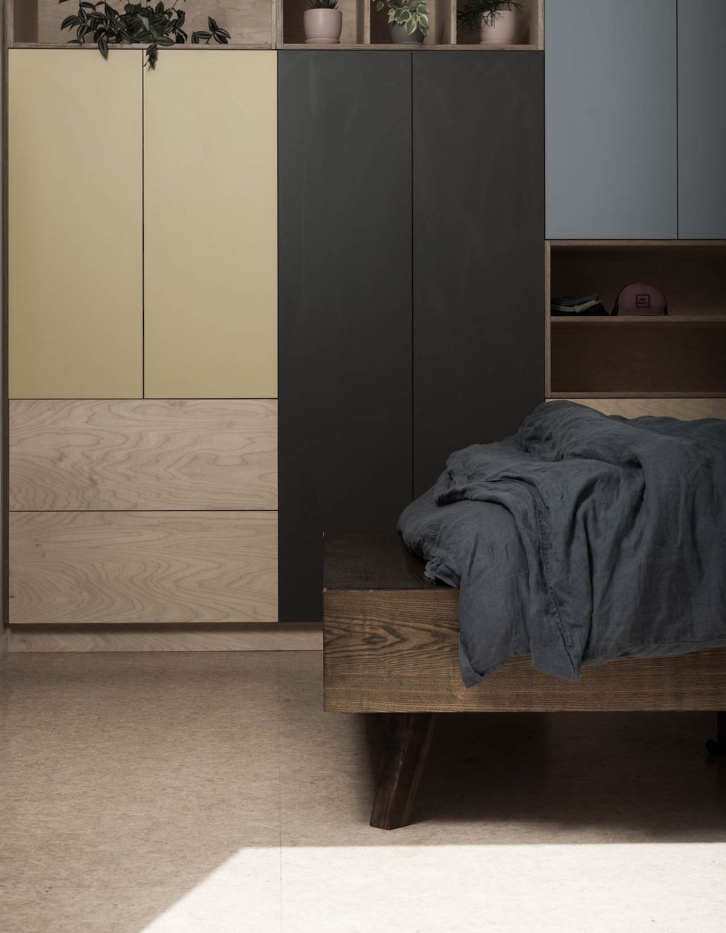 Master Bedroom with built-in wardrobe / shelving