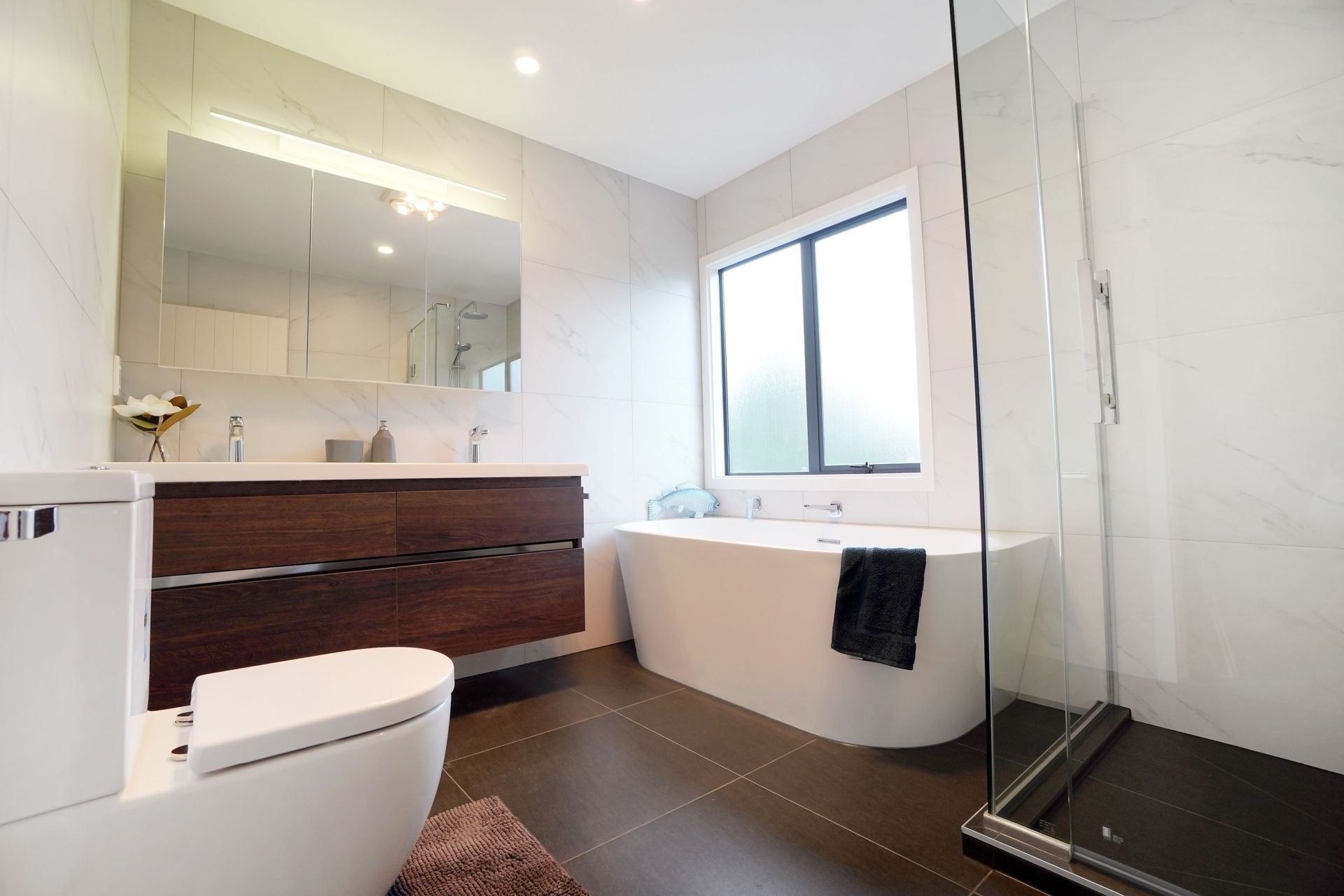  Albany, Auckland  2 Bathroom Renovations – Adding Modern Understated Elegance