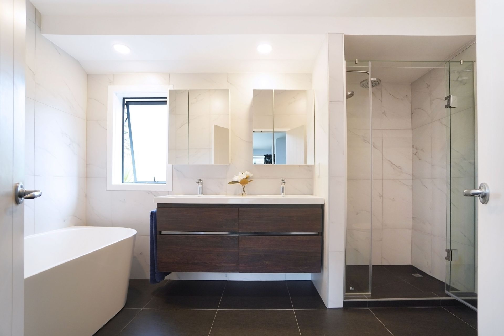  Albany, Auckland  2 Bathroom Renovations – Adding Modern Understated Elegance