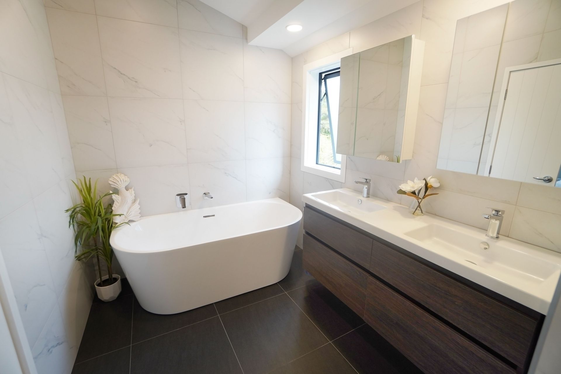  Albany, Auckland  2 Bathroom Renovations – Adding Modern Understated Elegance