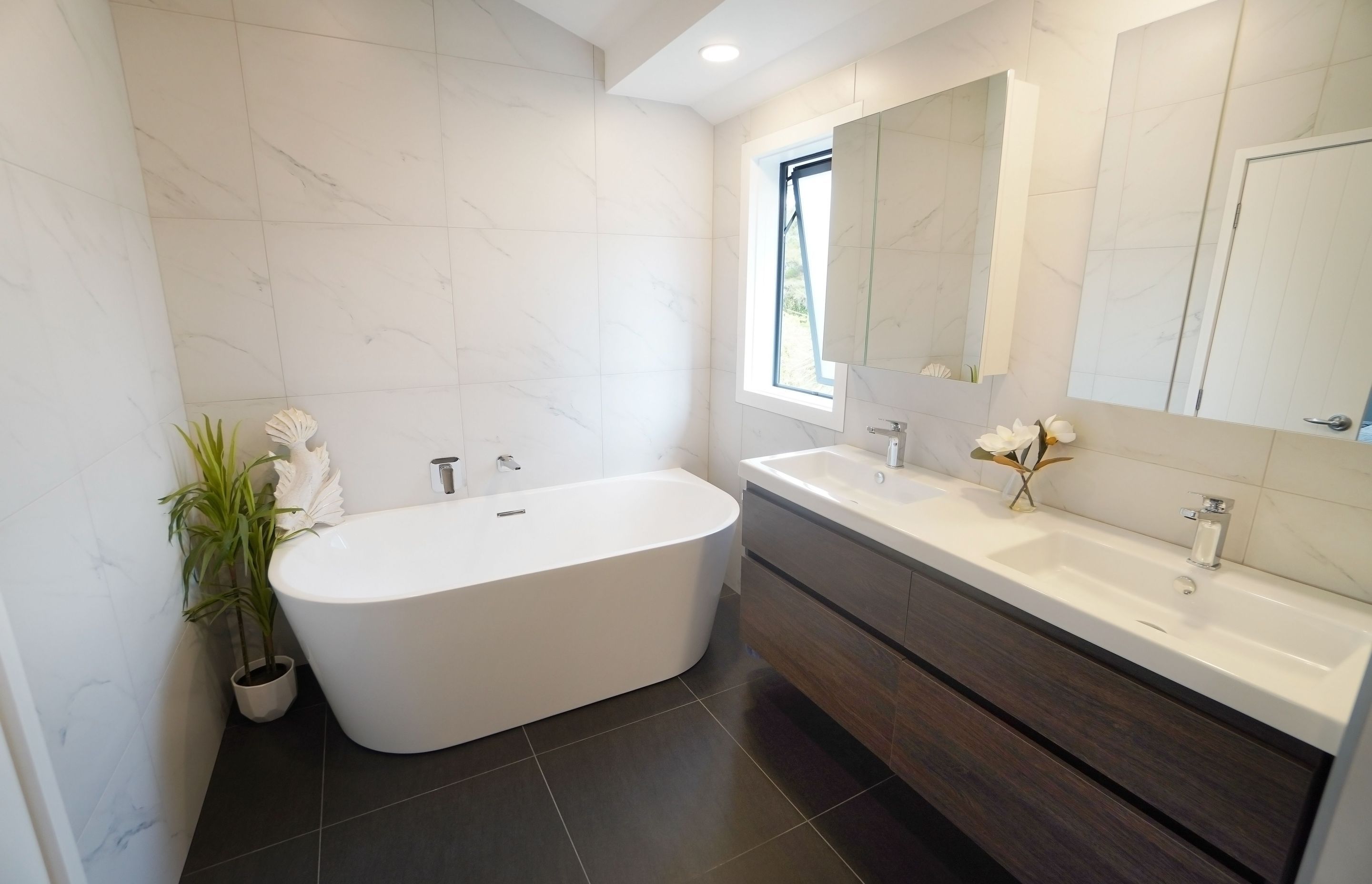  Albany, Auckland  2 Bathroom Renovations – Adding Modern Understated Elegance