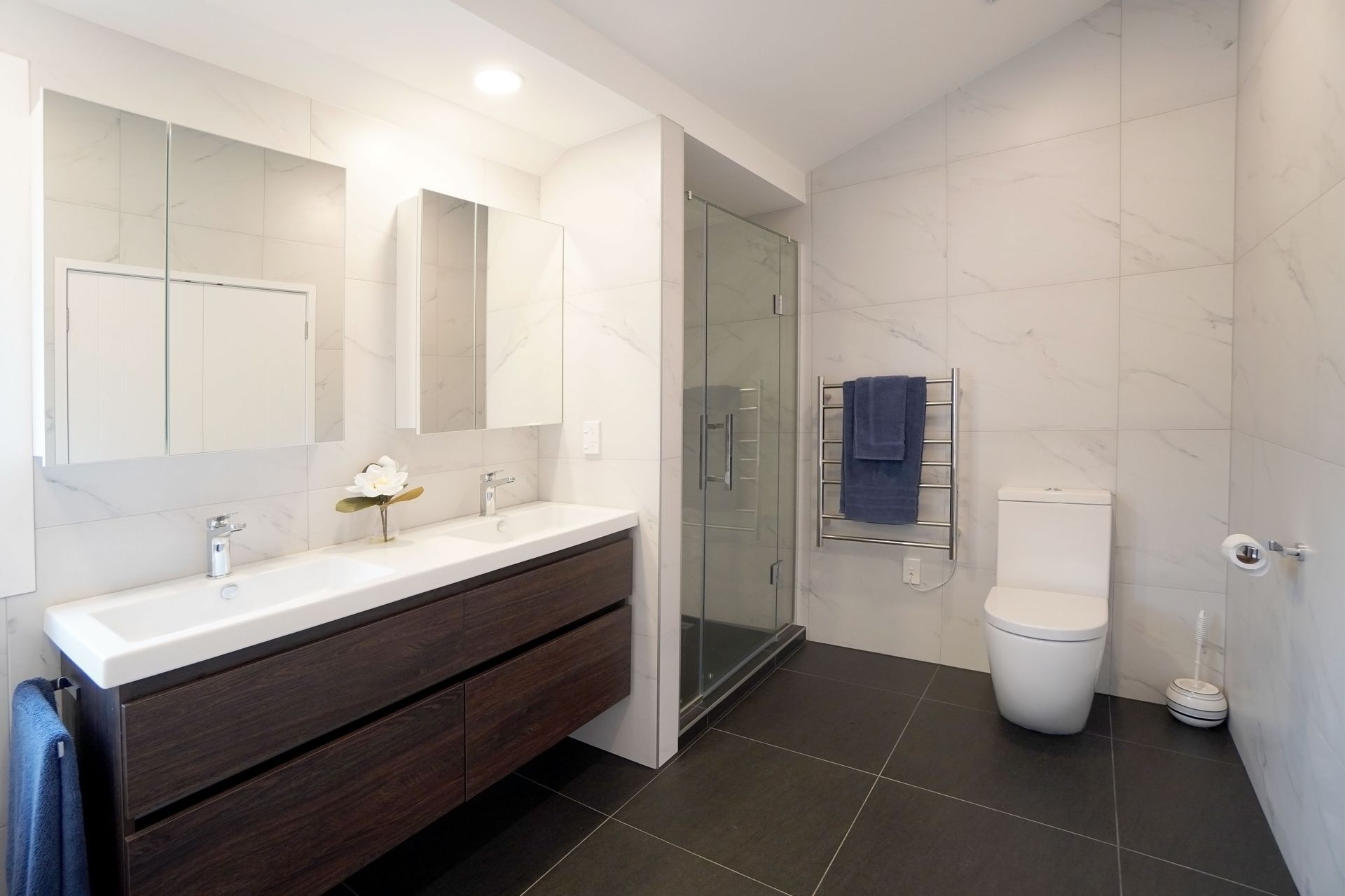  Albany, Auckland  2 Bathroom Renovations – Adding Modern Understated Elegance