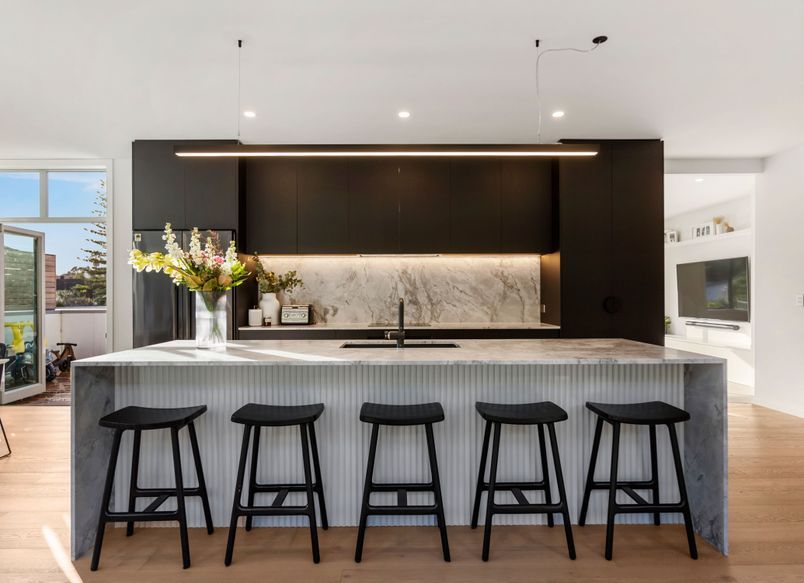 An intensive interior renovation and pool addition