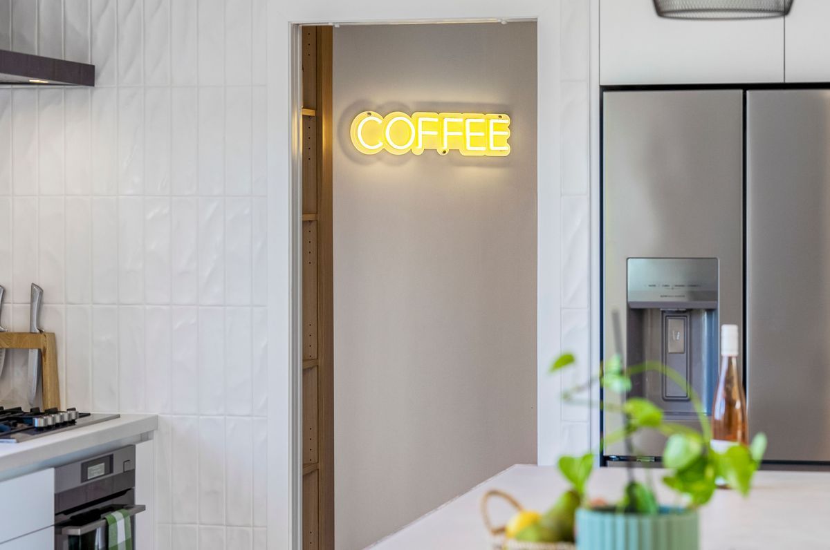 Modern Kitchen Bliss with Nature's Touch