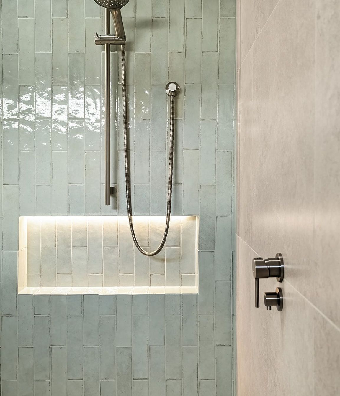 Brushed nickle tapware from ABI