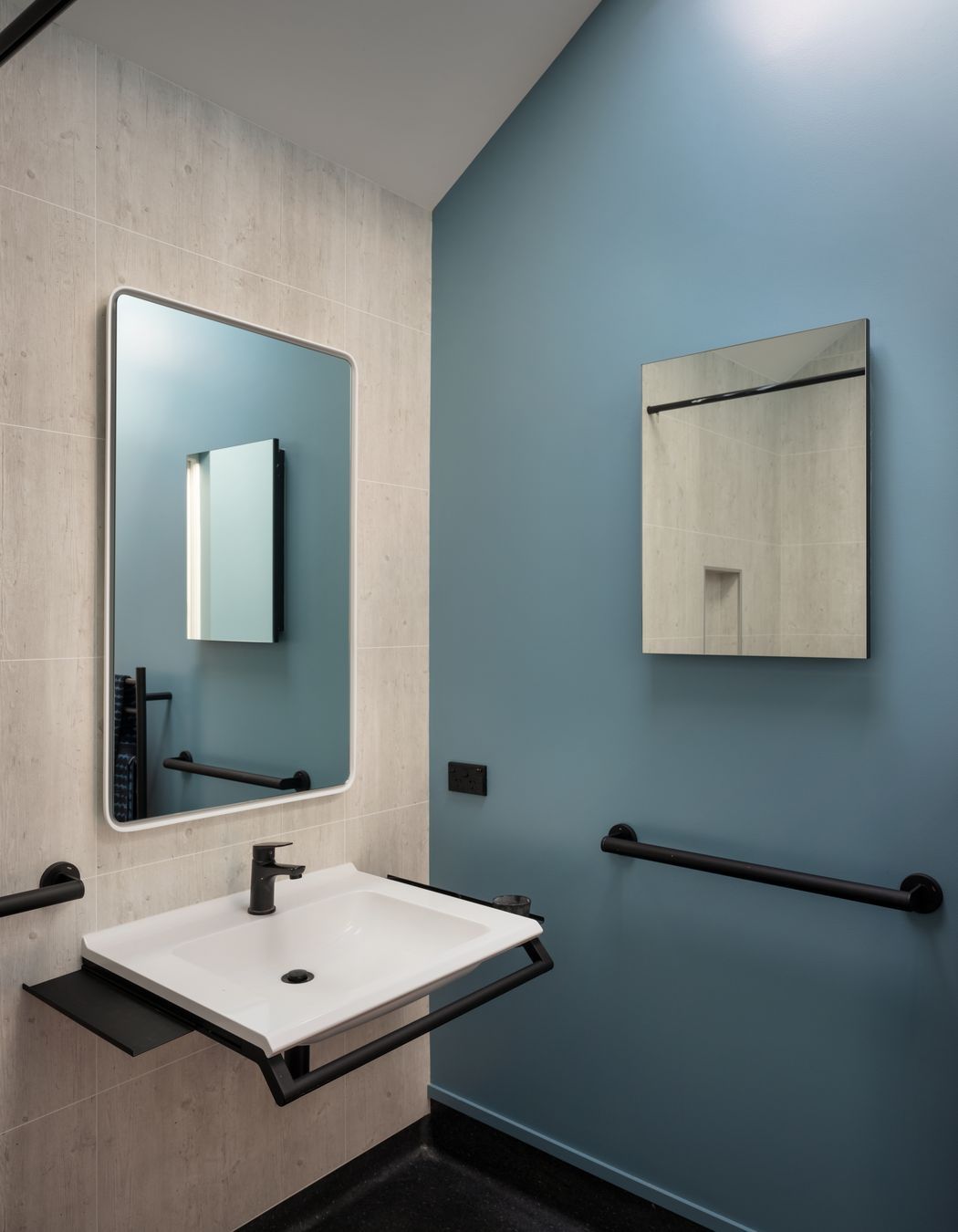 New wet-room fully accessible bathroom