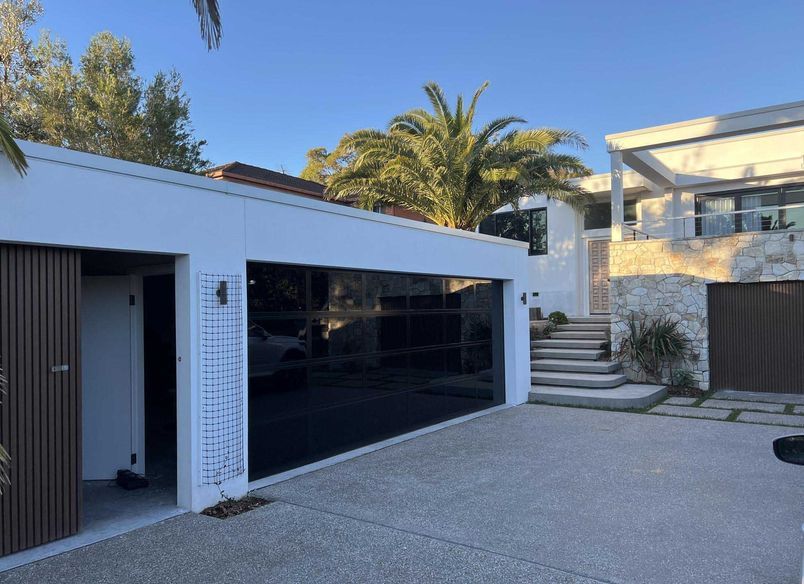 Custom Designed Garage Door - Central Cosat