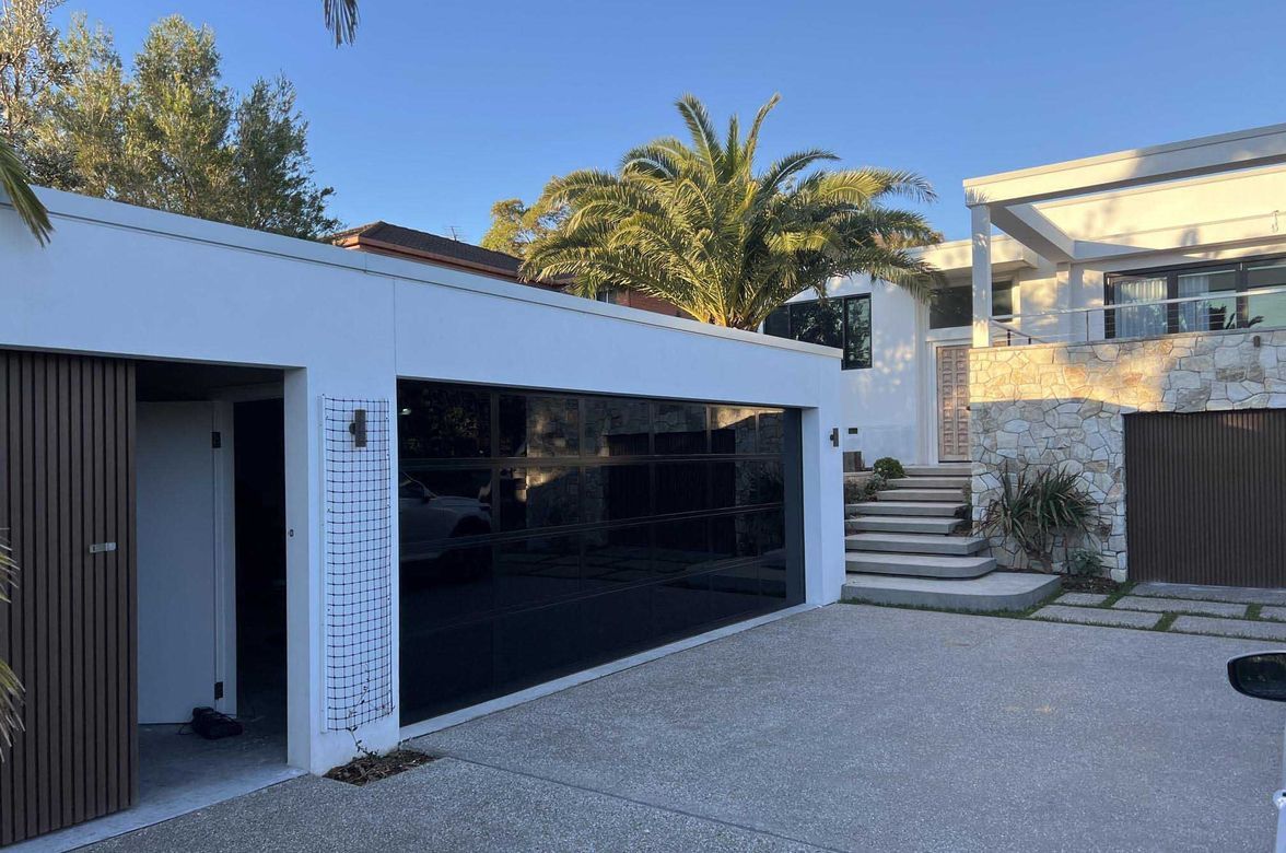 Custom Designed Garage Door - Central Cosat