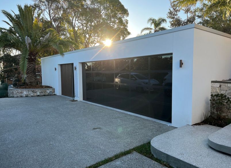 Custom Designed Garage Door - Central Cosat