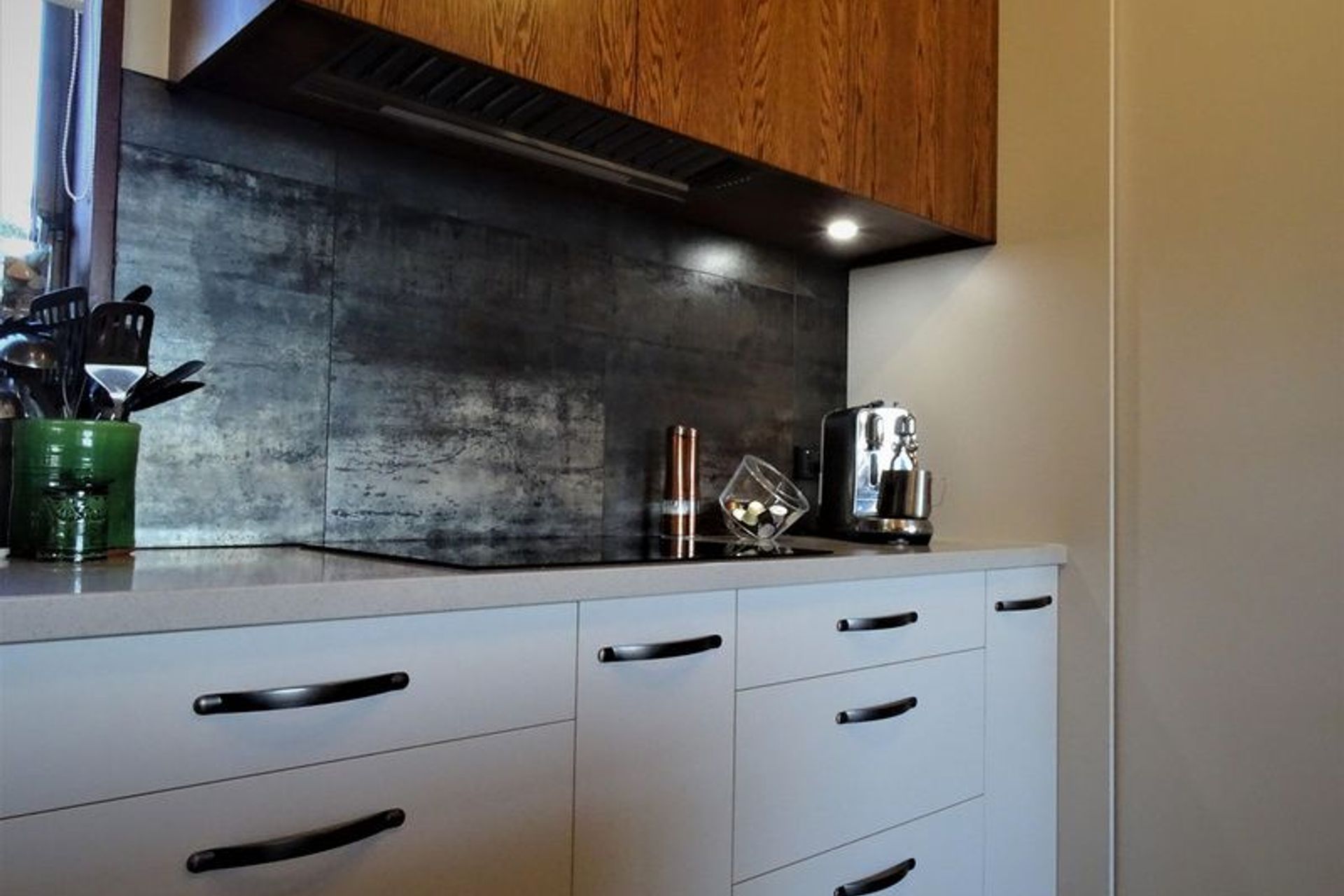 Drawer handle detail new kitchen by Ron Kirk Joinery