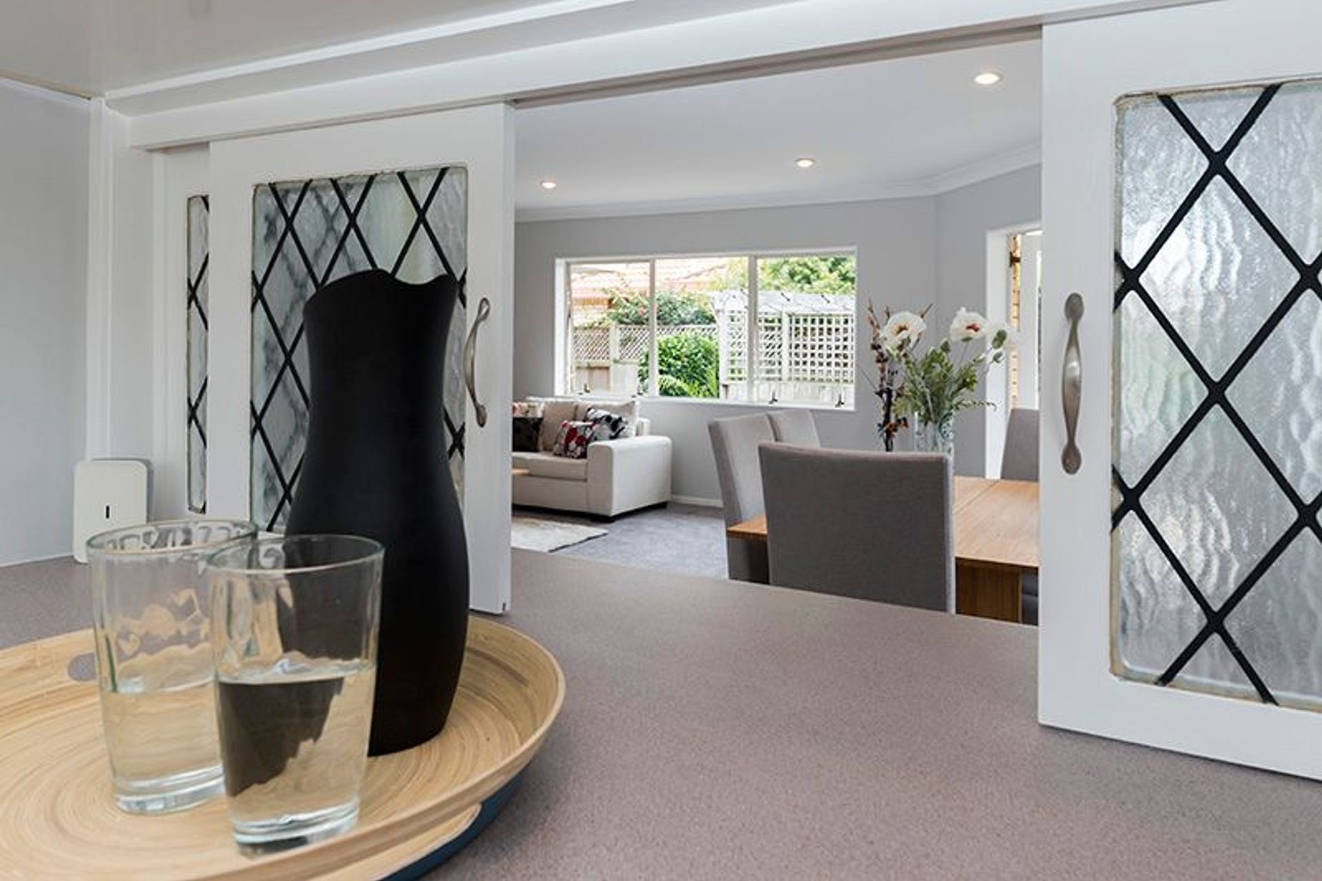 Kitchen window - Another original feature to stay, these little windows have a lot of character and can close off the kitchen mess from the entertaining area