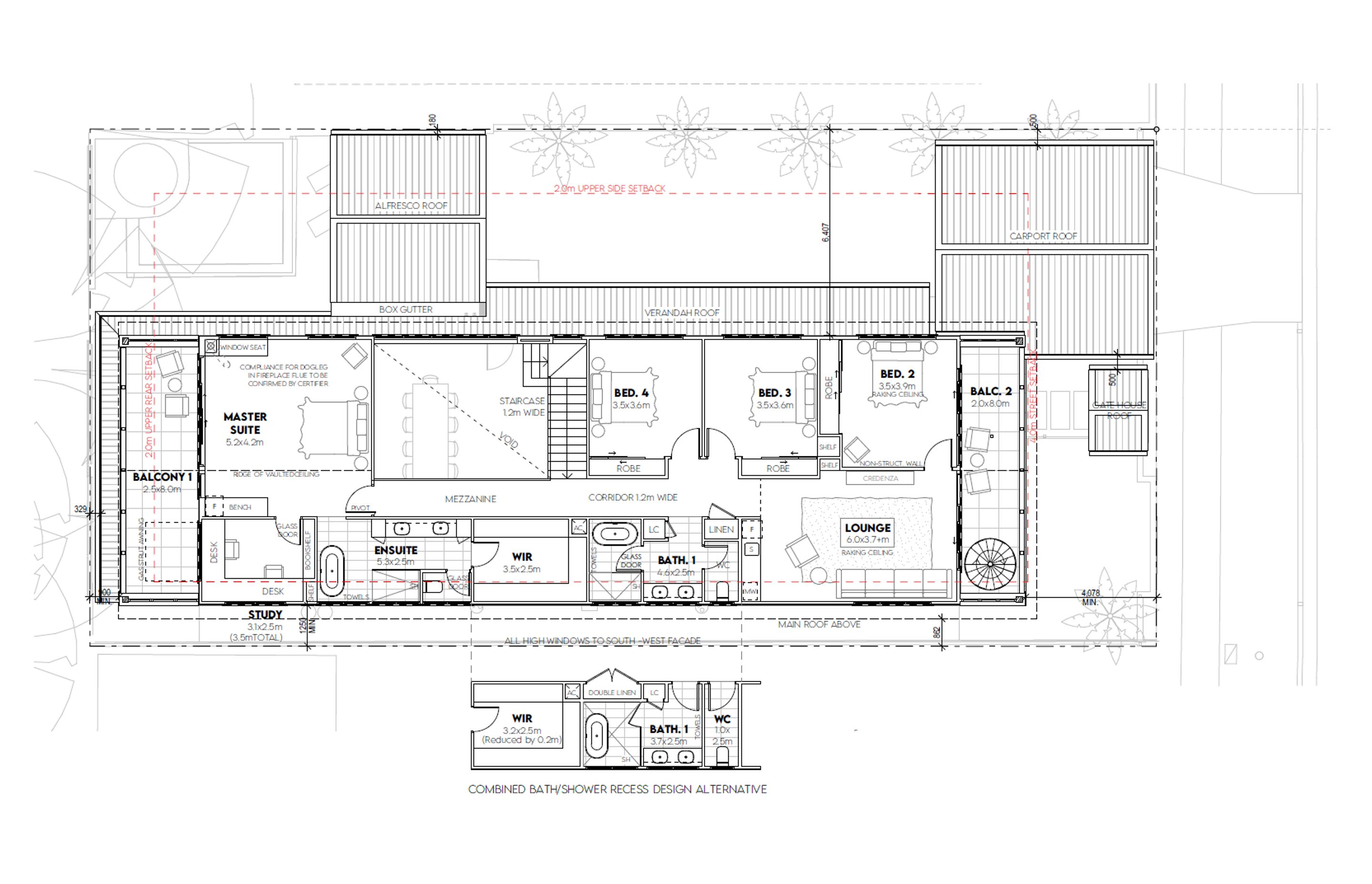 Proposed First Floor (All new addition)