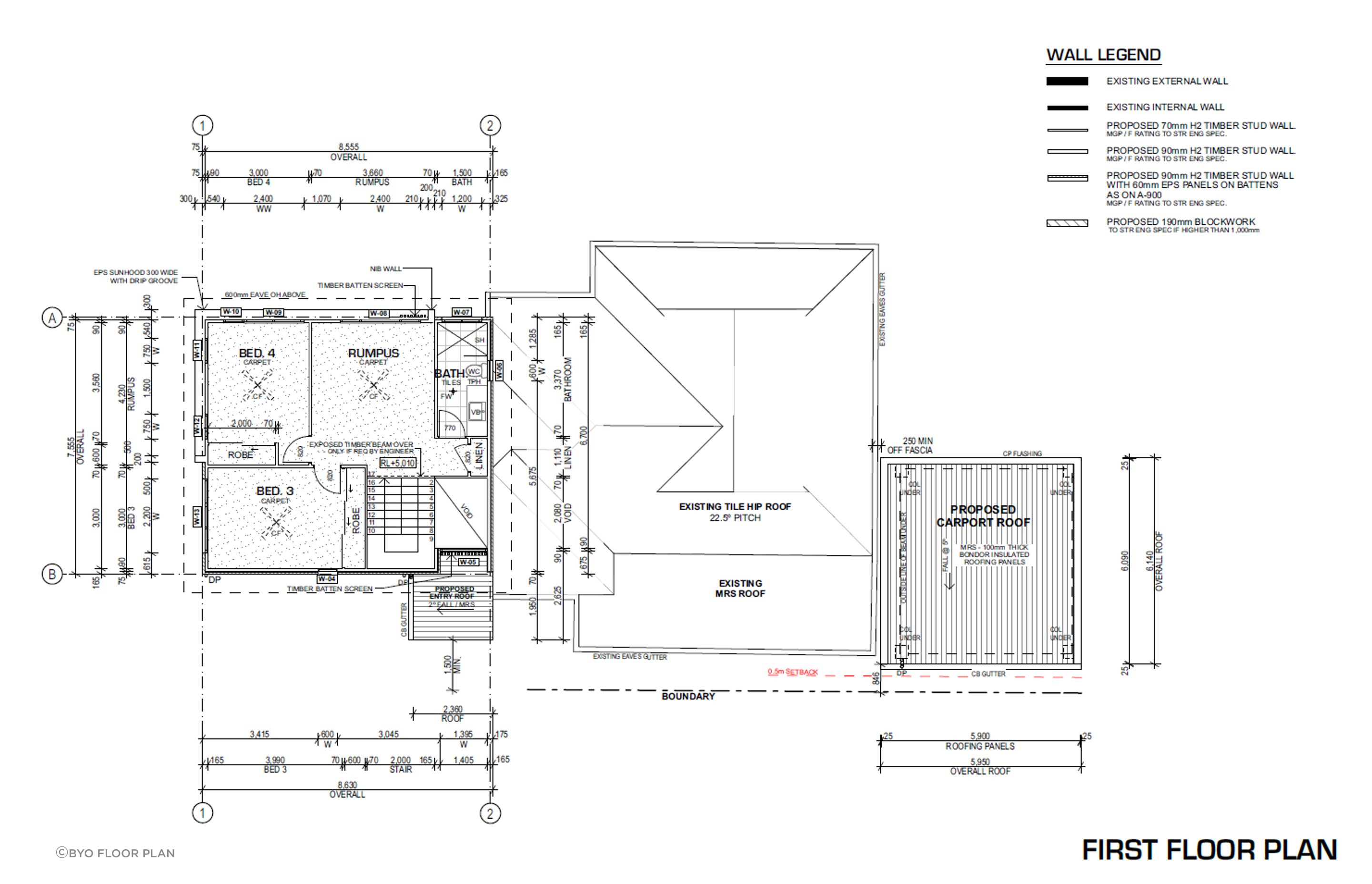 Proposed First Floor Plan