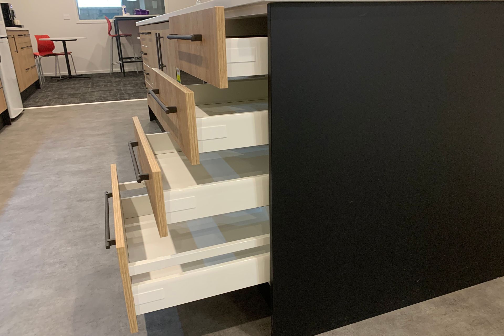 Fit Wellsford Kitchen - Harn Ritma Soft Close Drawers - Many Models - Also Available in Umbra Grey and with Round Railings