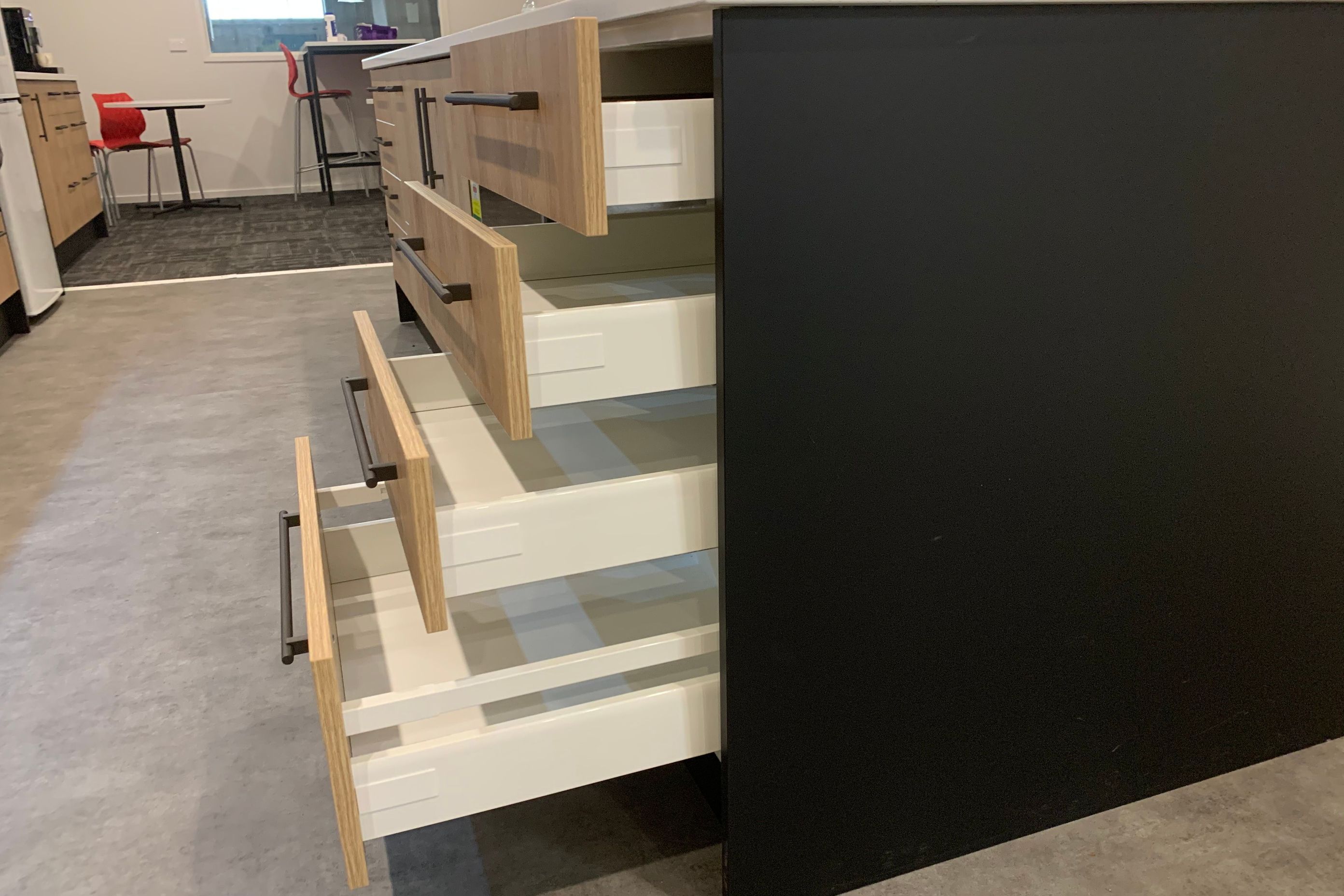 Fit Wellsford Kitchen - Harn Ritma Soft Close Drawers - Many Models - Also Available in Umbra Grey and with Round Railings