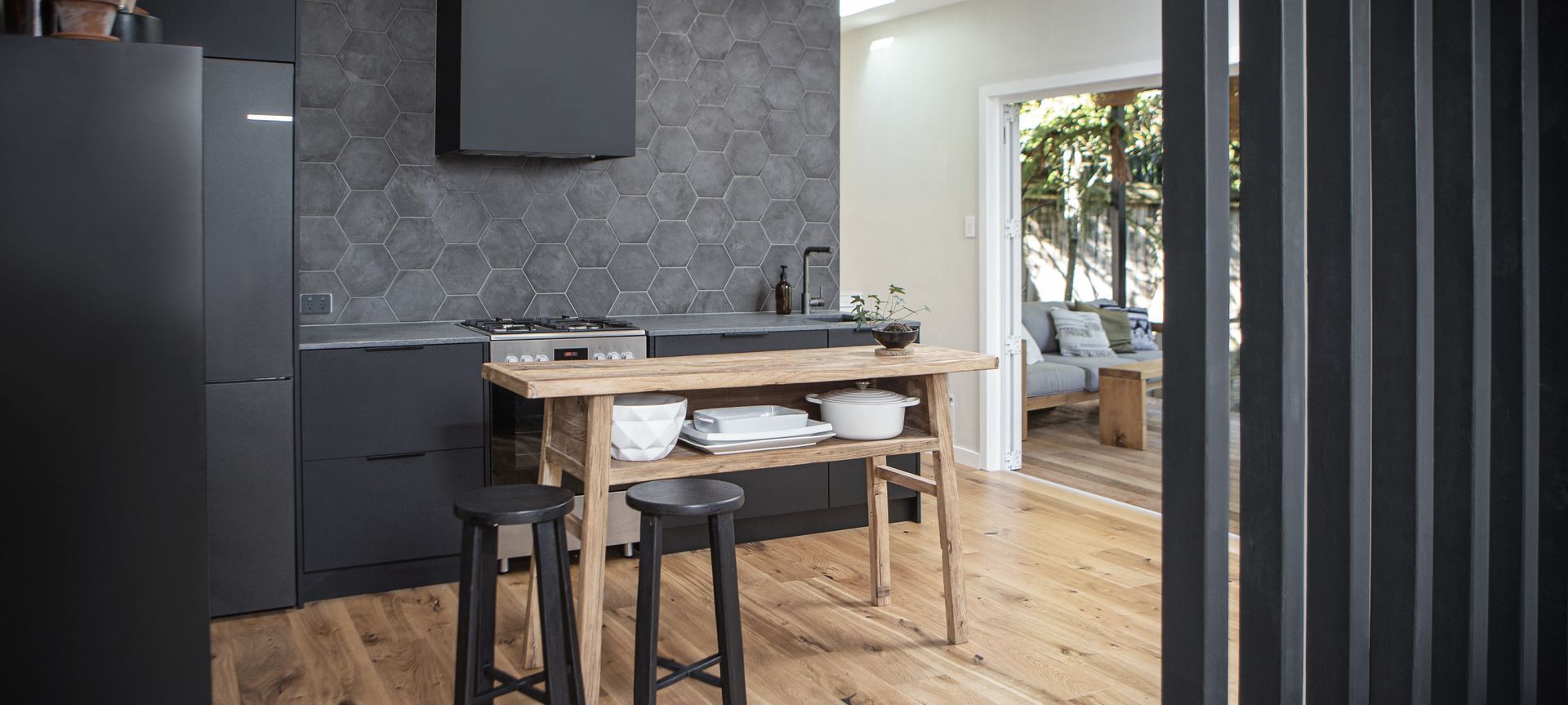 Rustic and Modern Kitchen Design banner