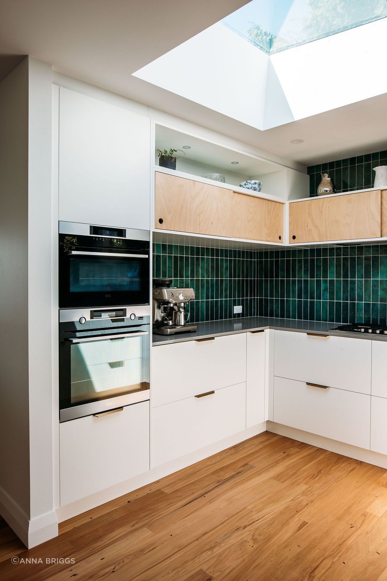 Double ovens always a joy in a family kitchen.