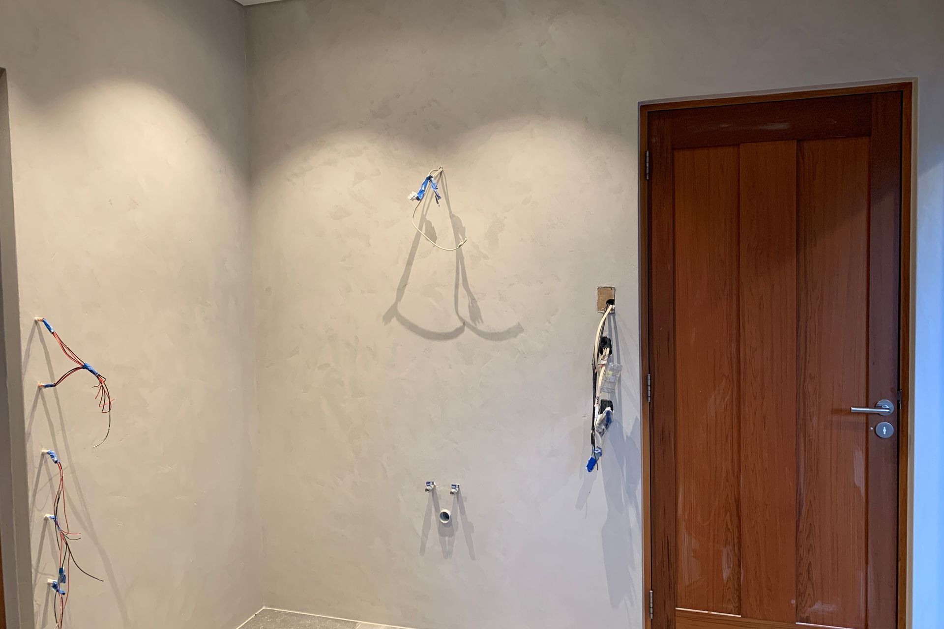 Bathroom, Toilet &amp; Sauna area - Venetian plaster