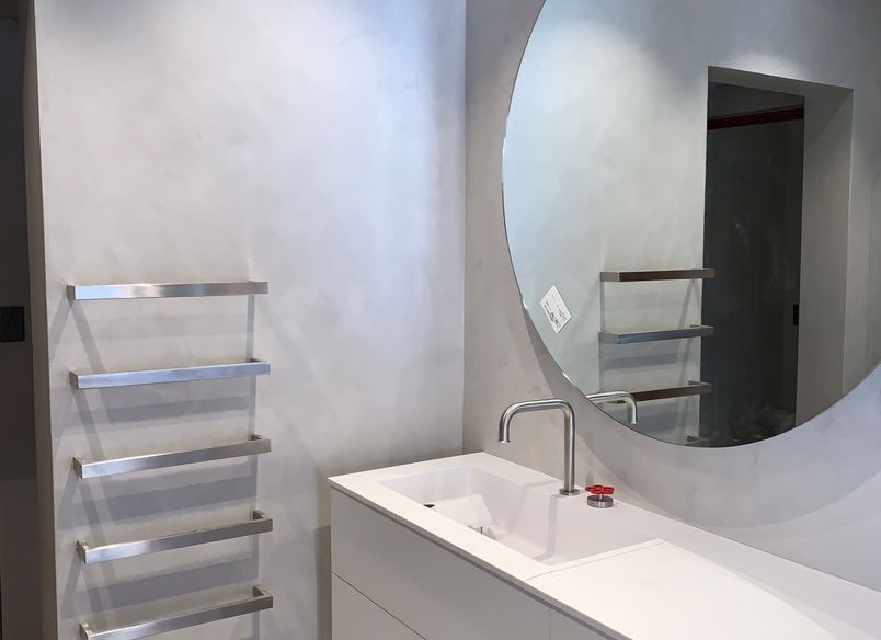 Bathroom, Toilet & Sauna area - Venetian plaster