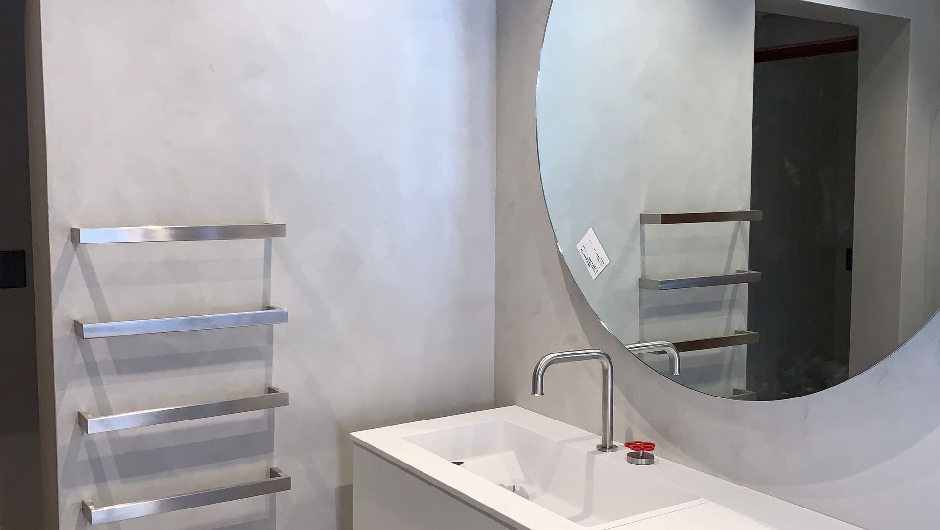 Bathroom, Toilet & Sauna area - Venetian plaster banner