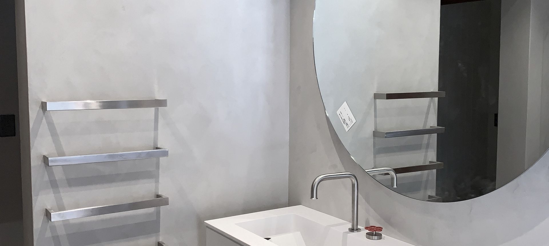 Bathroom, Toilet & Sauna area - Venetian plaster banner