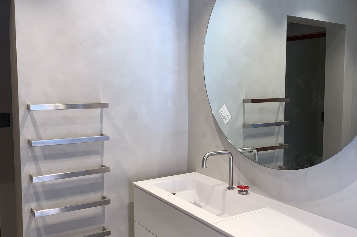Bathroom, Toilet & Sauna area - Venetian plaster