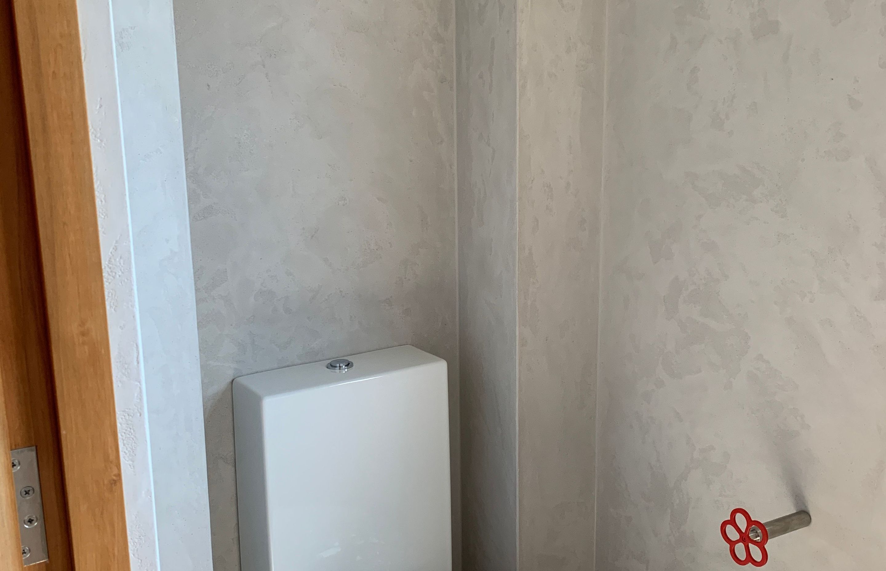 Bathroom, Toilet &amp; Sauna area - Venetian plaster