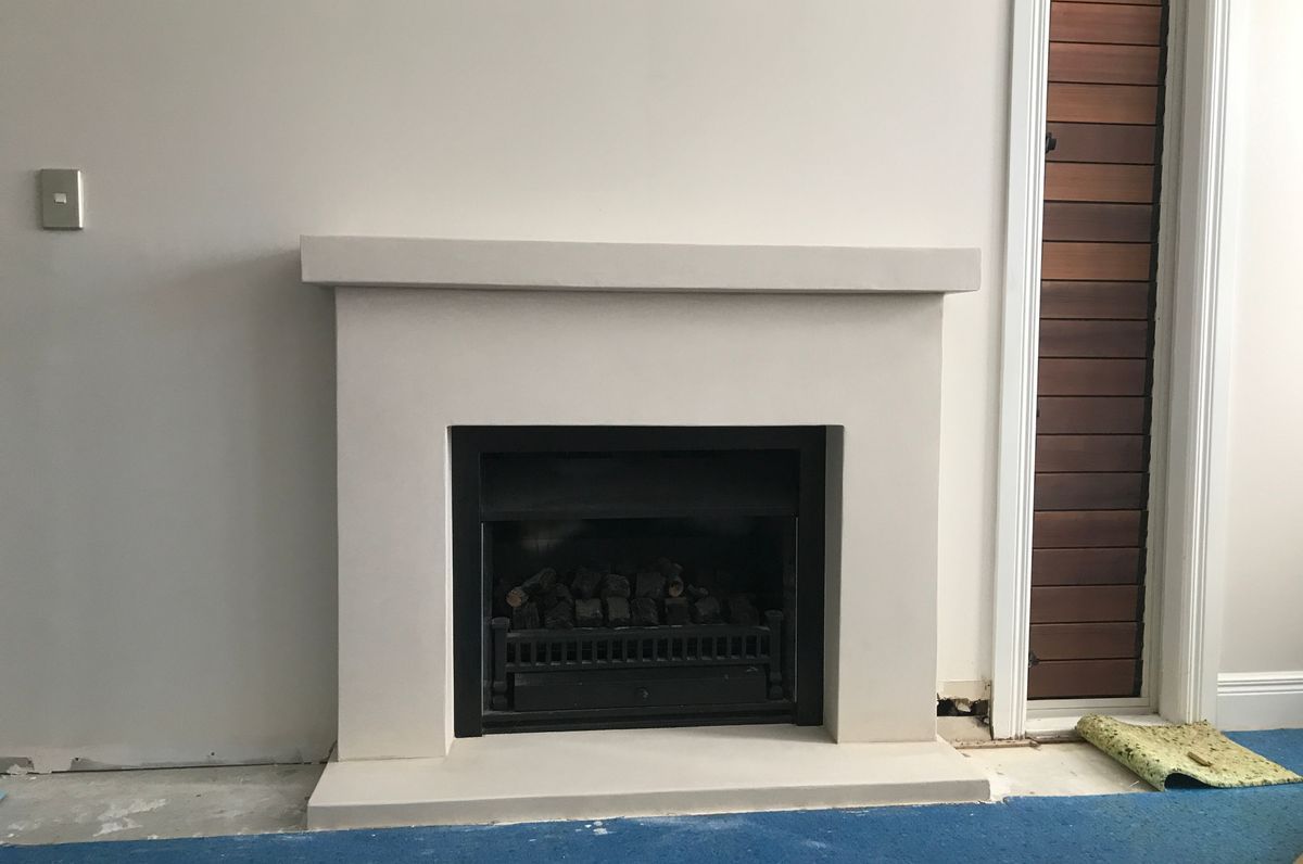 Venetian plaster - Fireplace