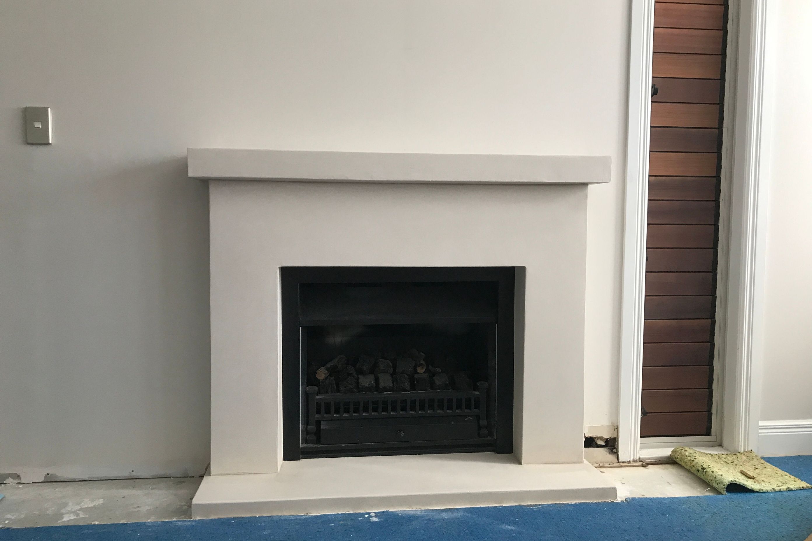 Venetian plaster - Fireplace