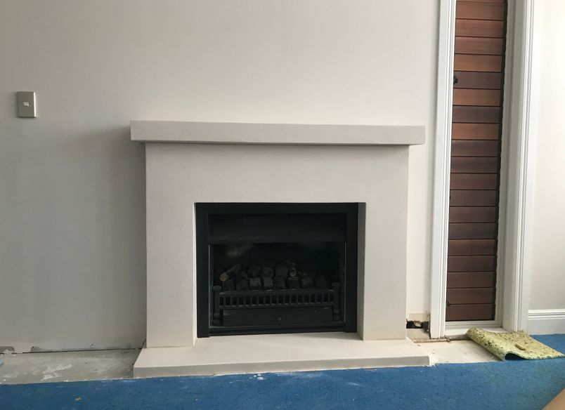 Venetian plaster - Fireplace