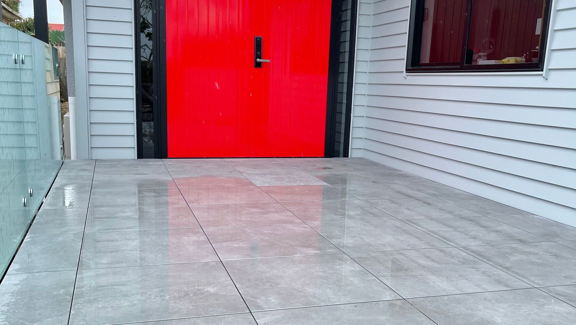 Red Door banner