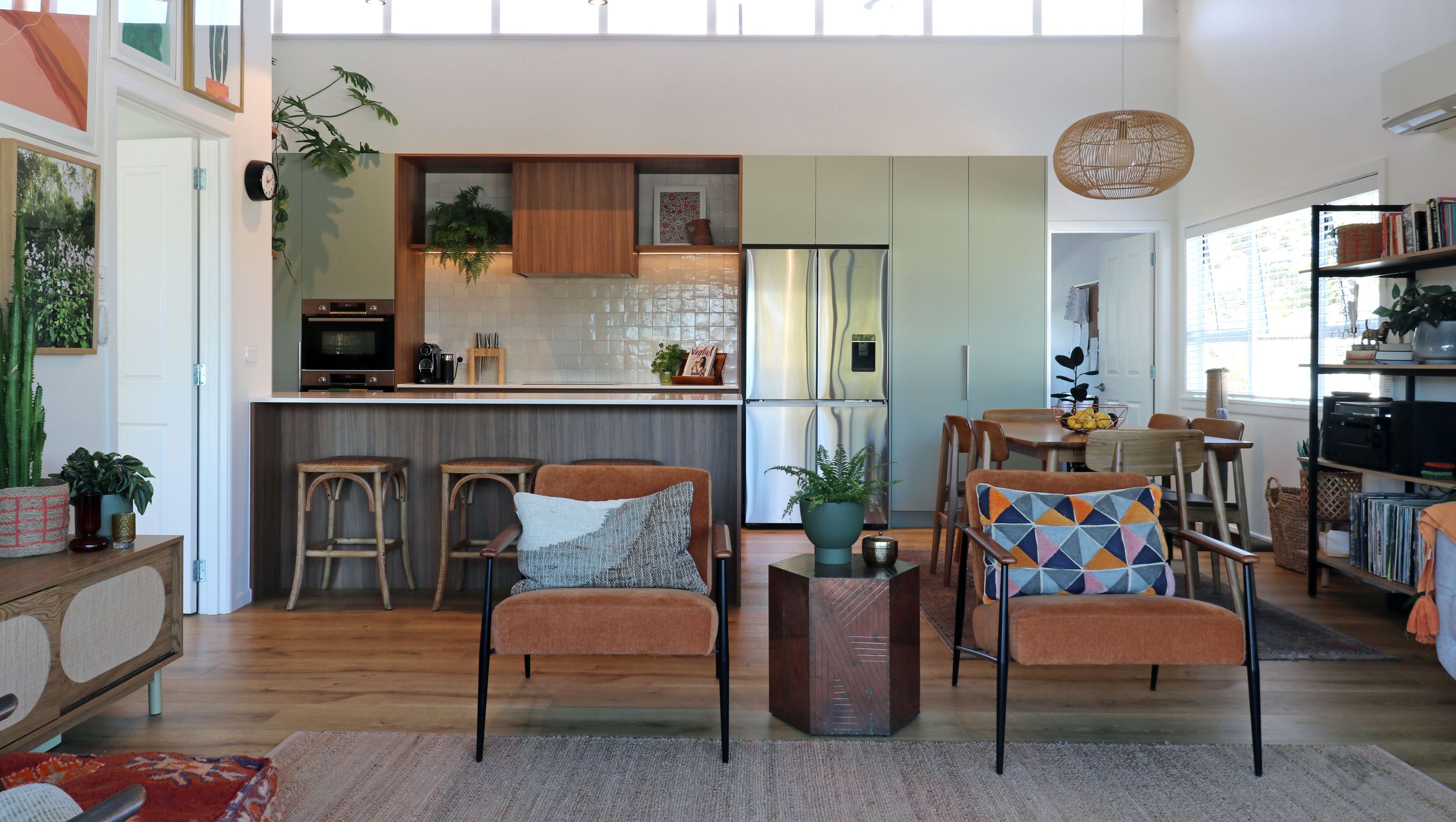 Sage Green Family Kitchen