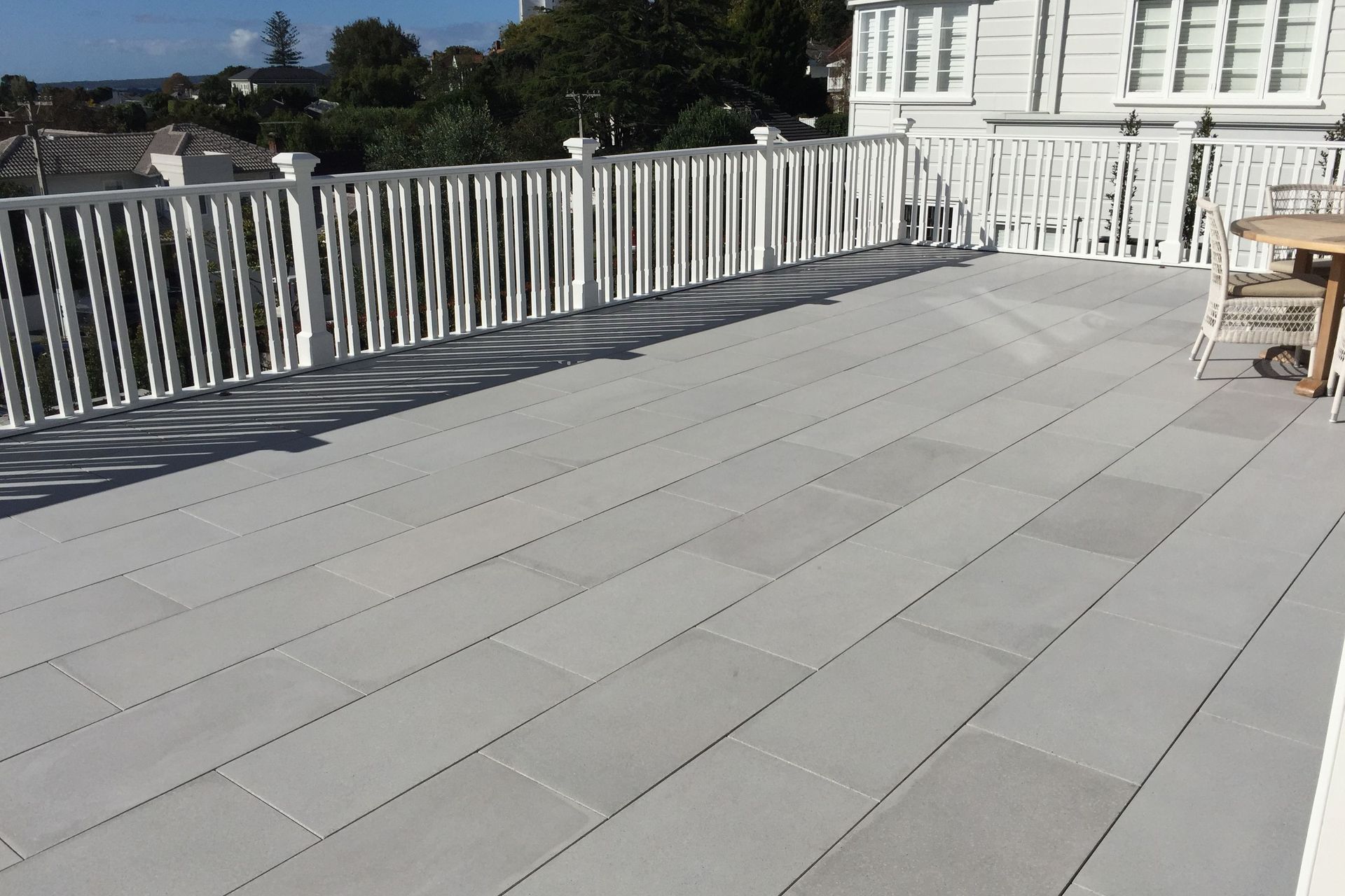 Concrete Pavers Deck