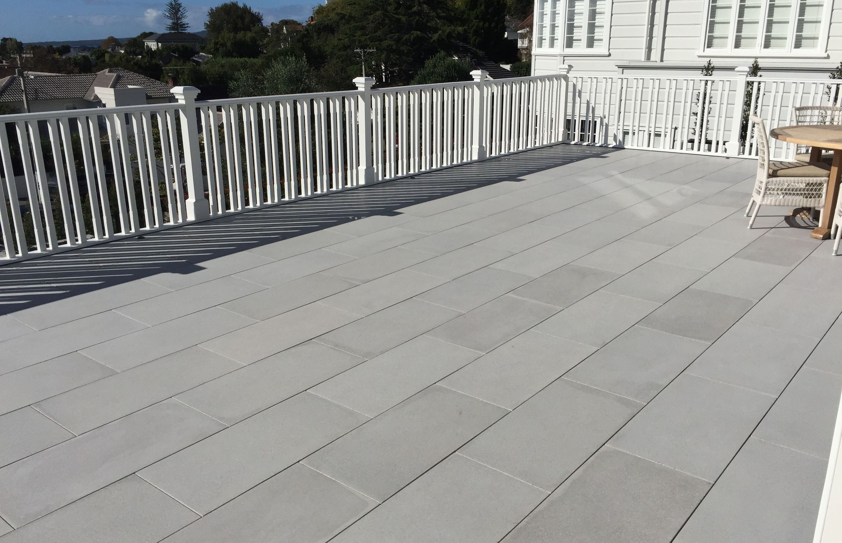 Concrete Pavers Deck