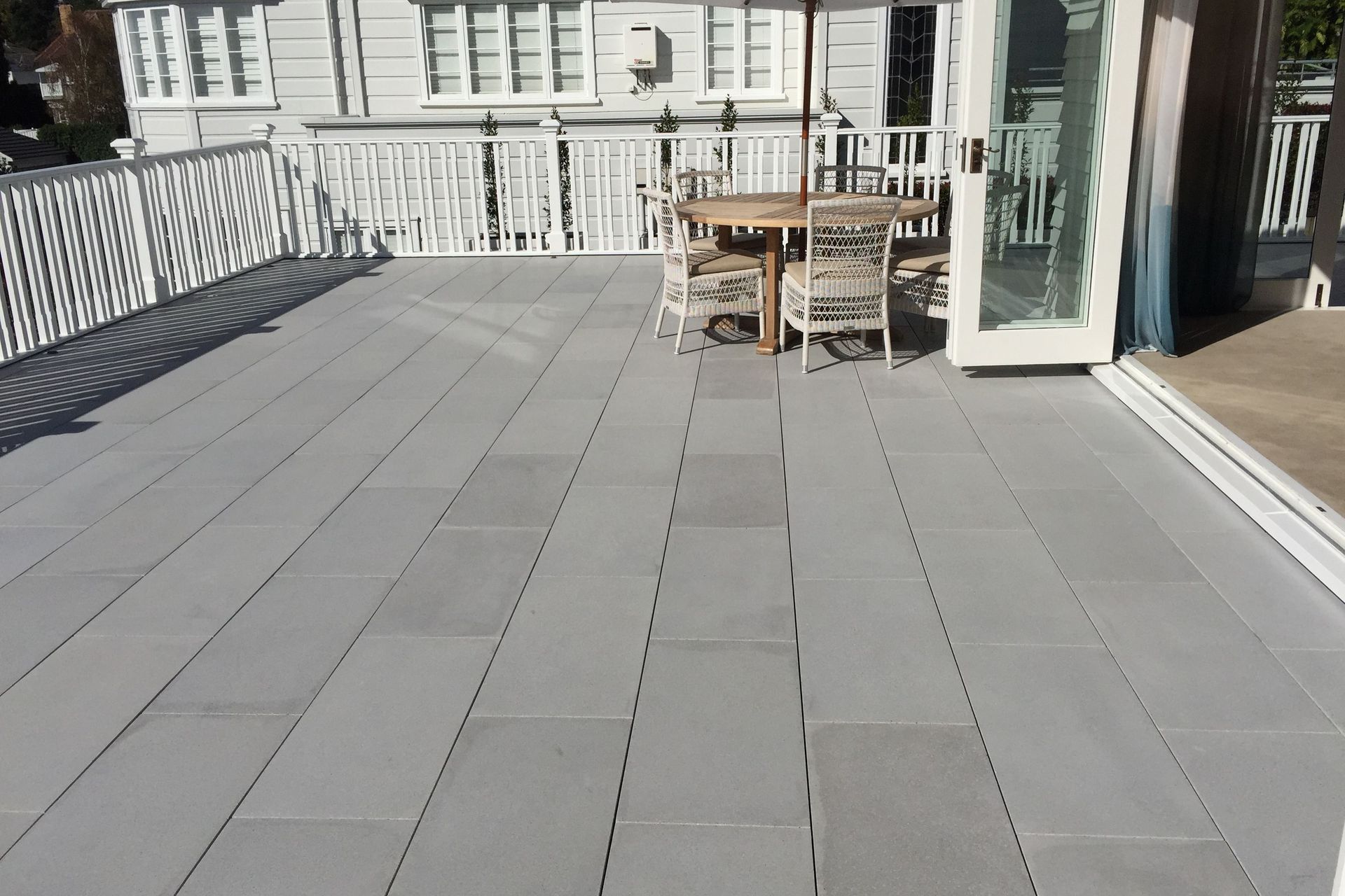 Concrete Pavers Deck