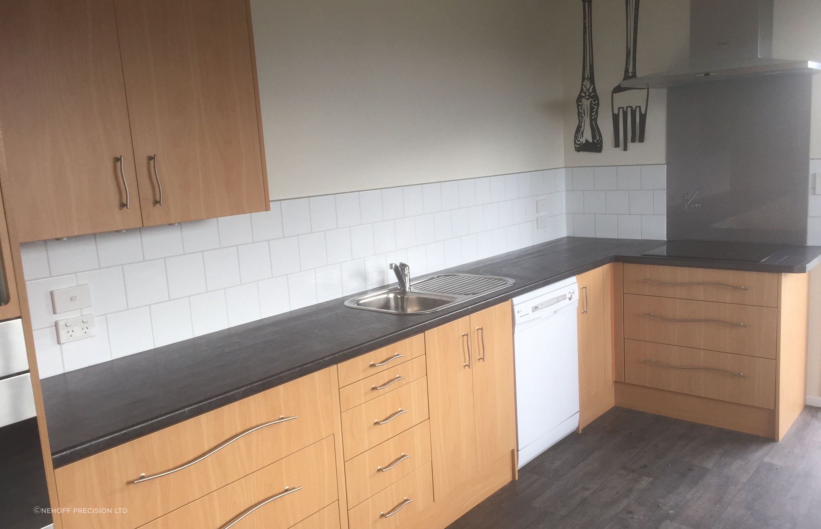 Tiled Kitchen Splashback